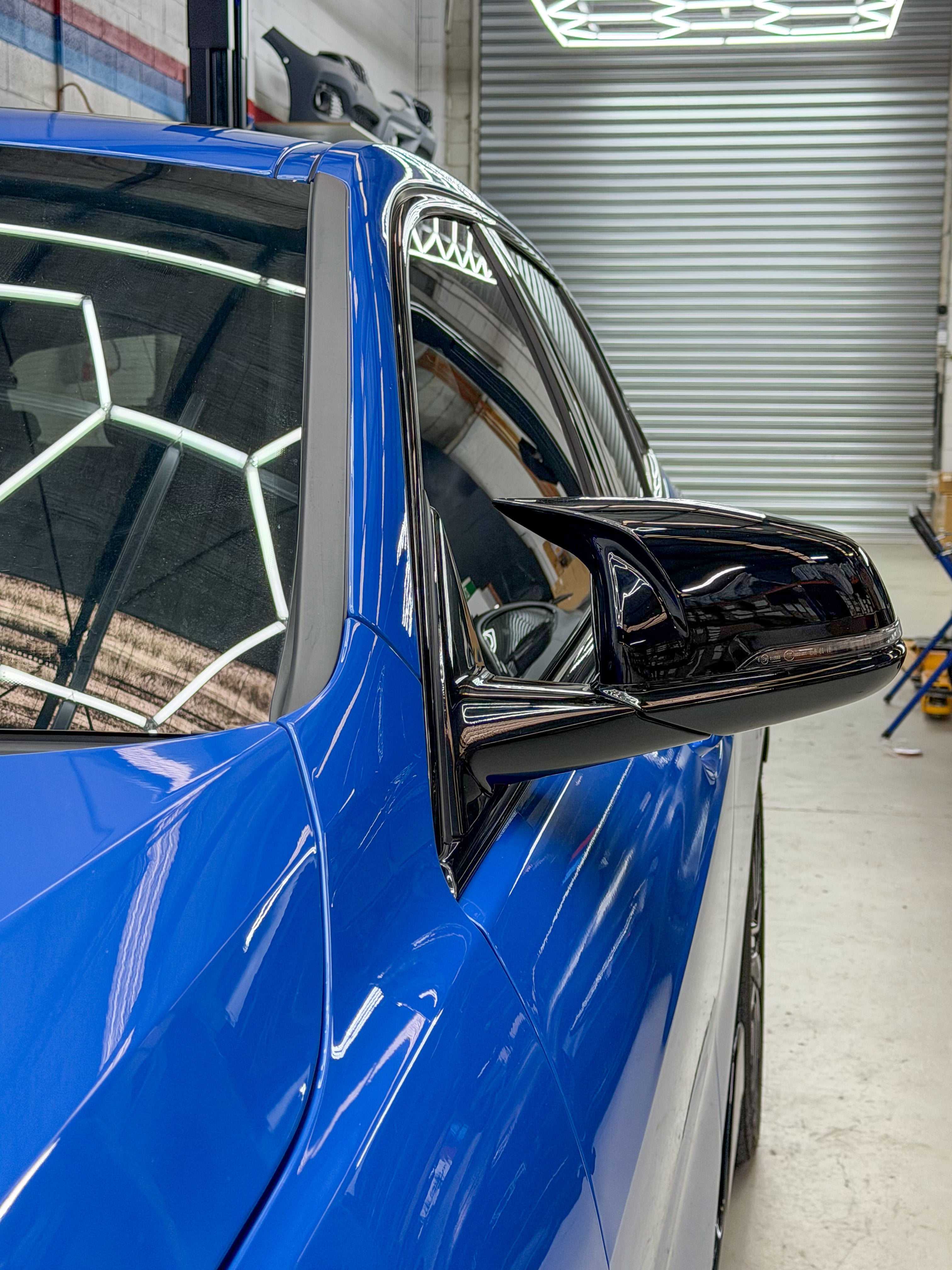 BMW F40 F52 F44 F48 F39 G29 M Style Gloss Black Replacement Mirror Cover Caps