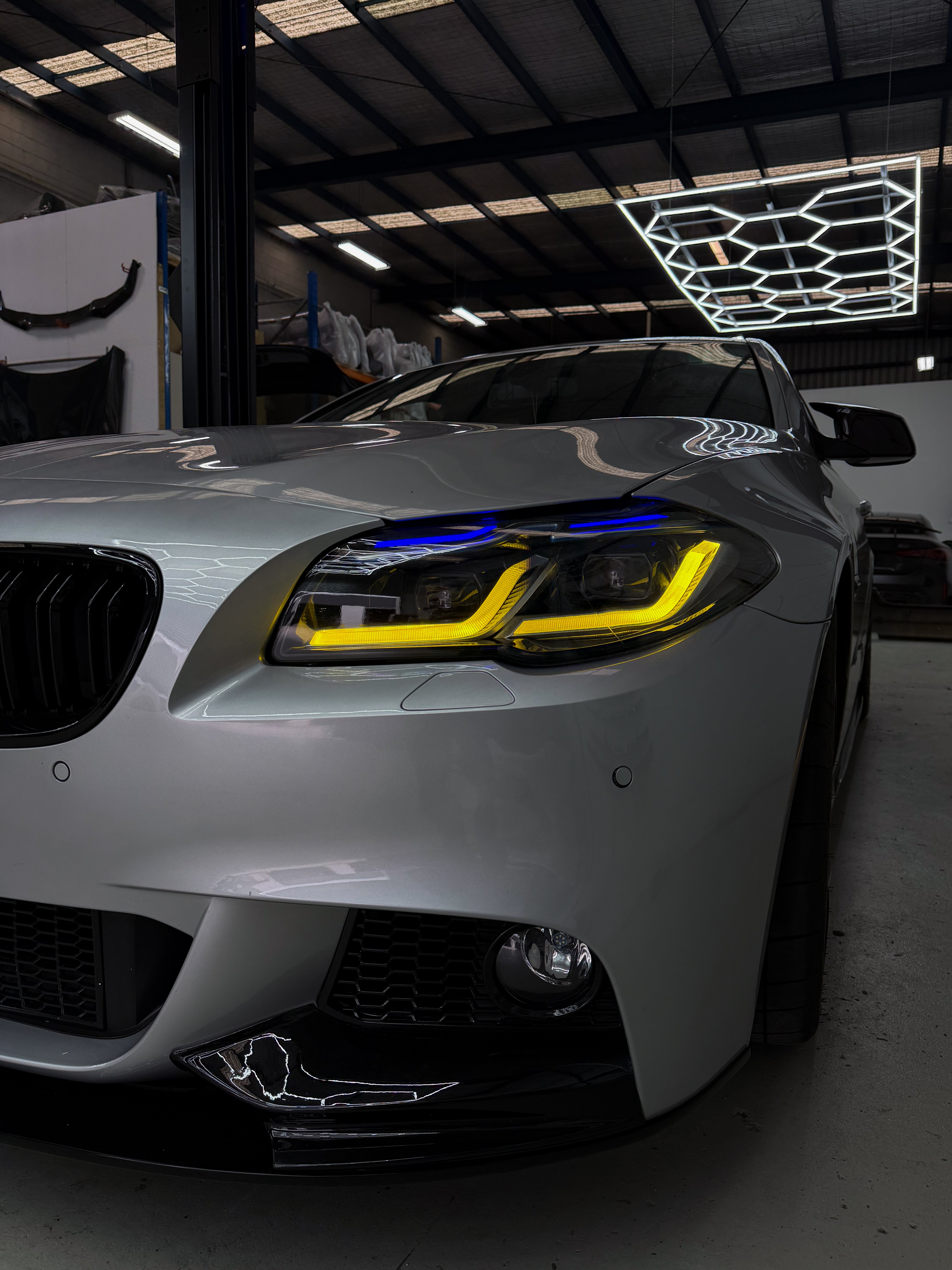 BMW 5 Series F10 G-Style LED Headlight Upgrade (2010–2016)