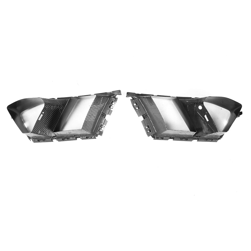 G8X M3 & M4 MP-Style Front Bumper Vent Inlets (Dry Carbon) (2021+)