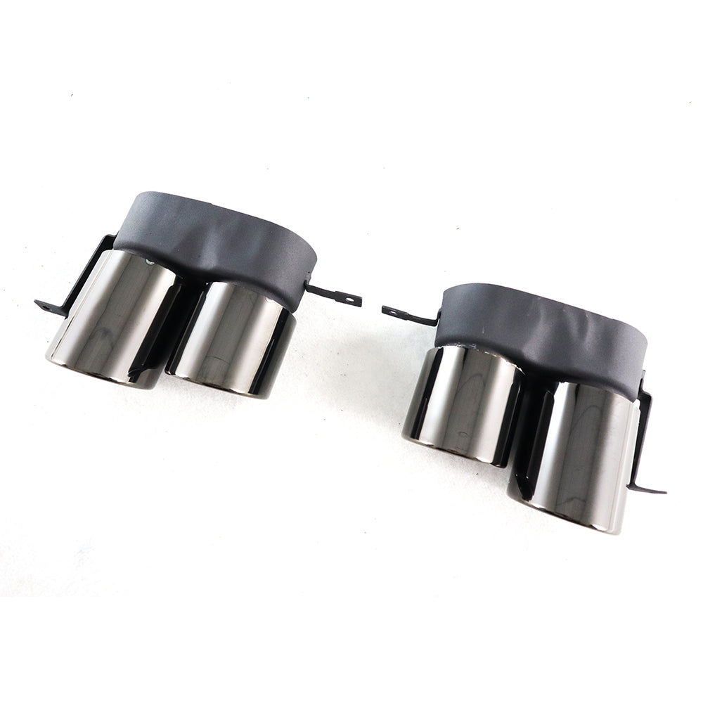 BMW 3 Series G20 Quad Stainless Steel Exhaust Tips (2019–2022)