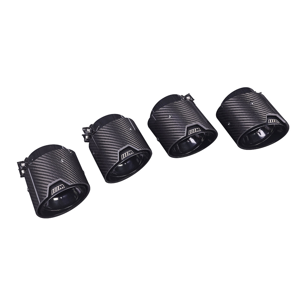 BMW G80 / G82 / G83 M3 M4 Carbon Fiber Exhaust Tips Set (2021+)