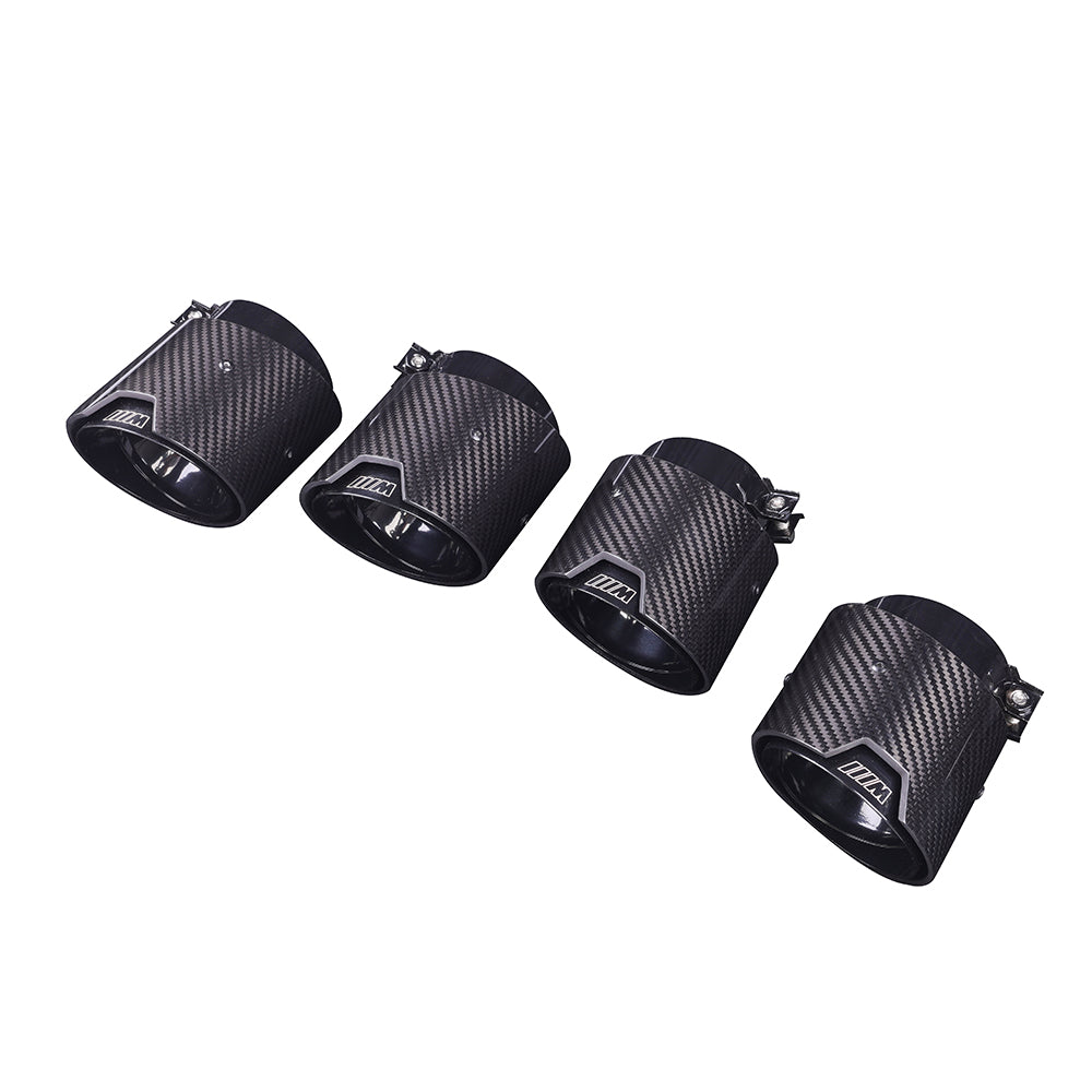 BMW G80 / G82 / G83 M3 M4 Carbon Fiber Exhaust Tips Set (2021+)