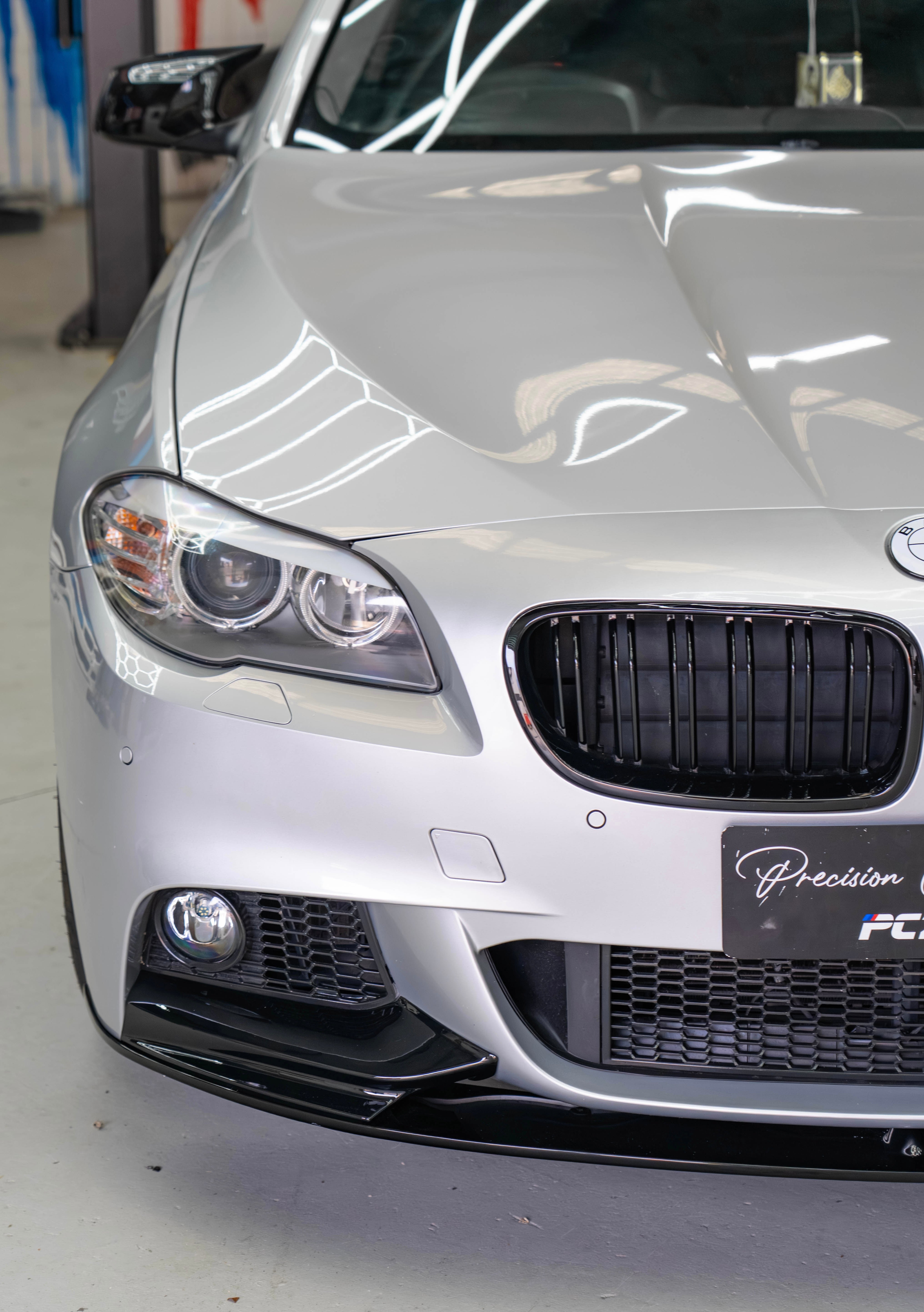 F10 M-Performance For M-Tech Front Lip Gloss Black