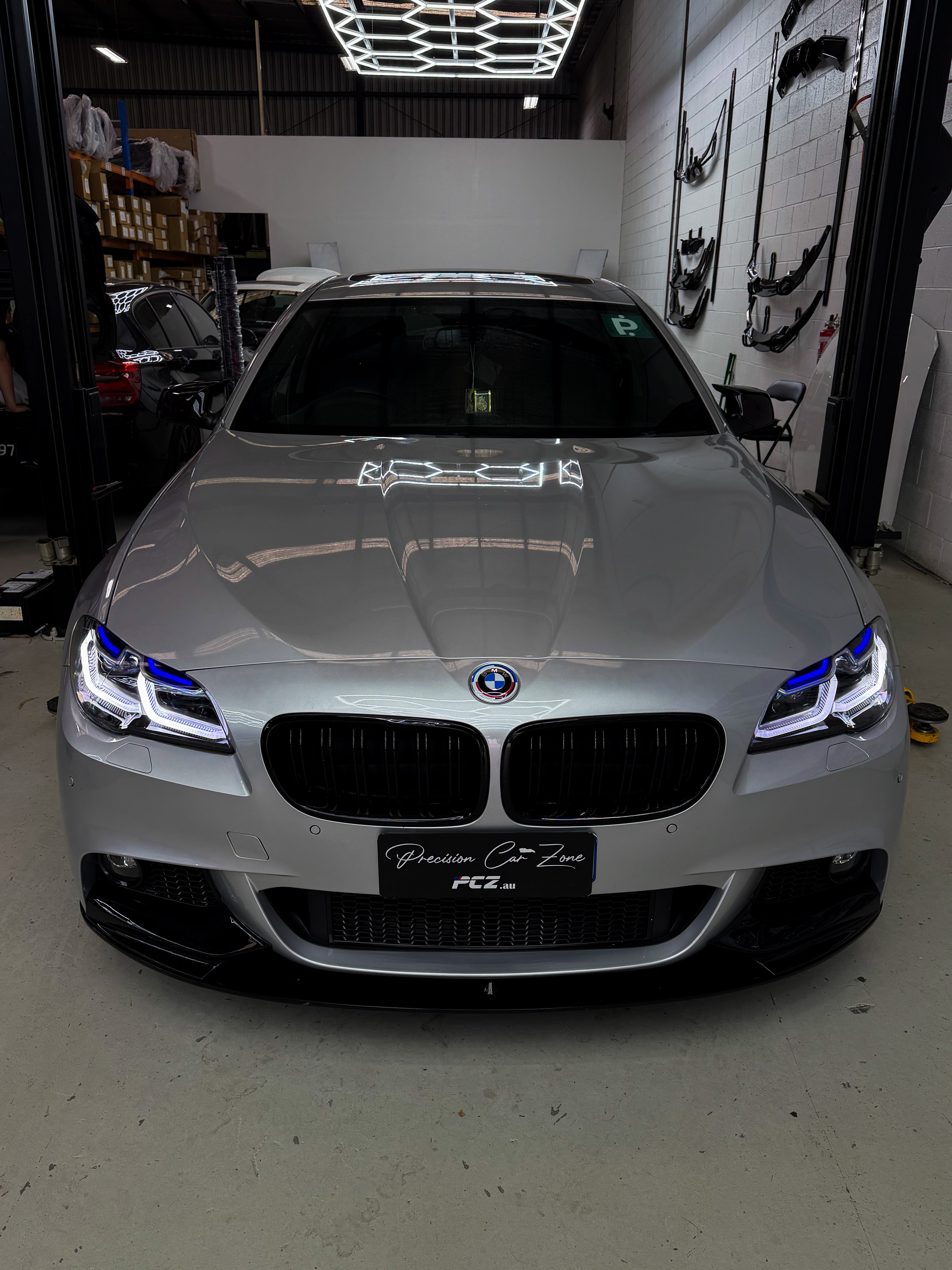 BMW 5 Series F10 G-Style LED Headlight Upgrade (2010–2016)