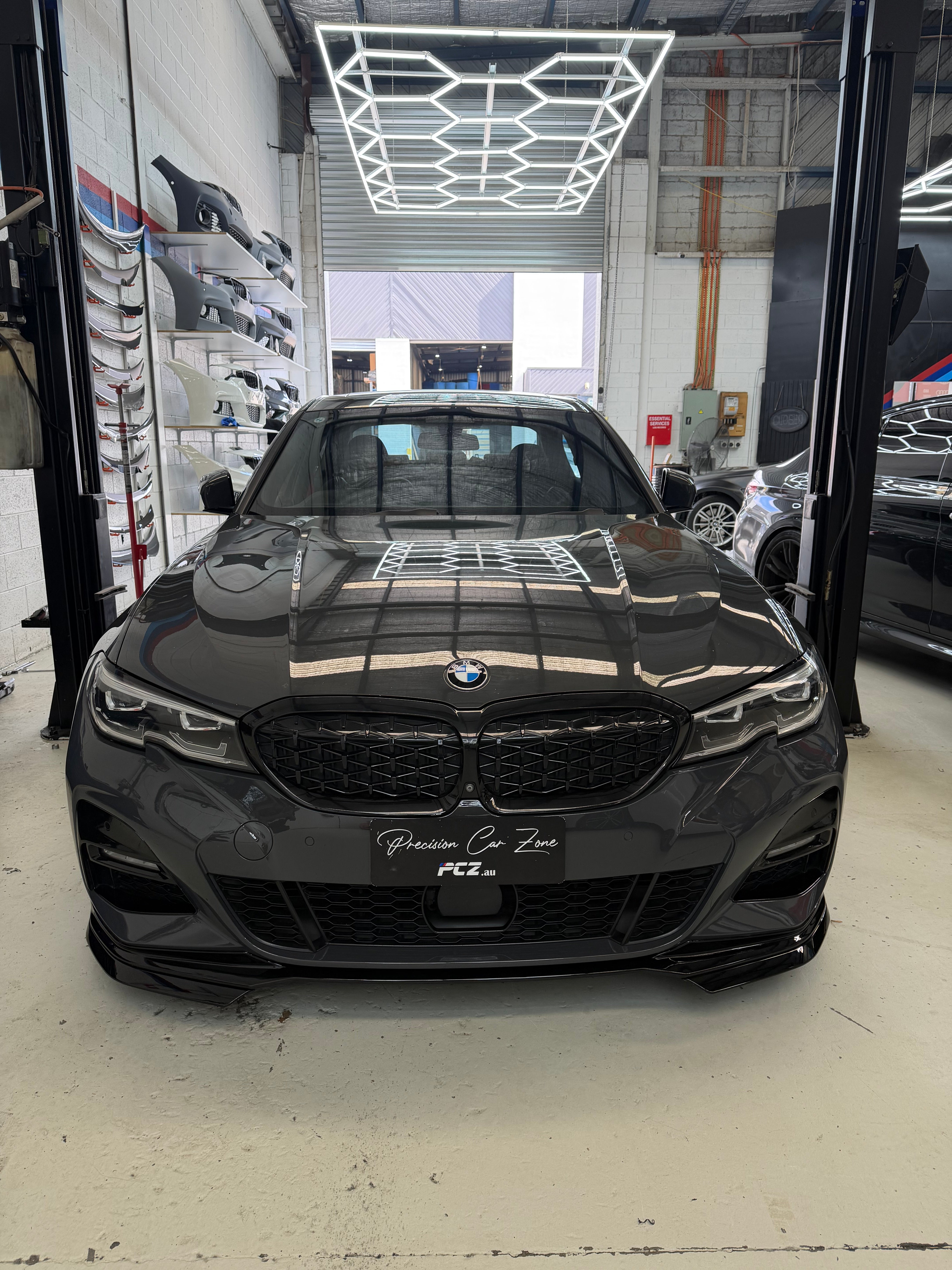 BMW G20 Pre-LCI M Sport/ M-Performance Style Front Lip (Glossy Black)