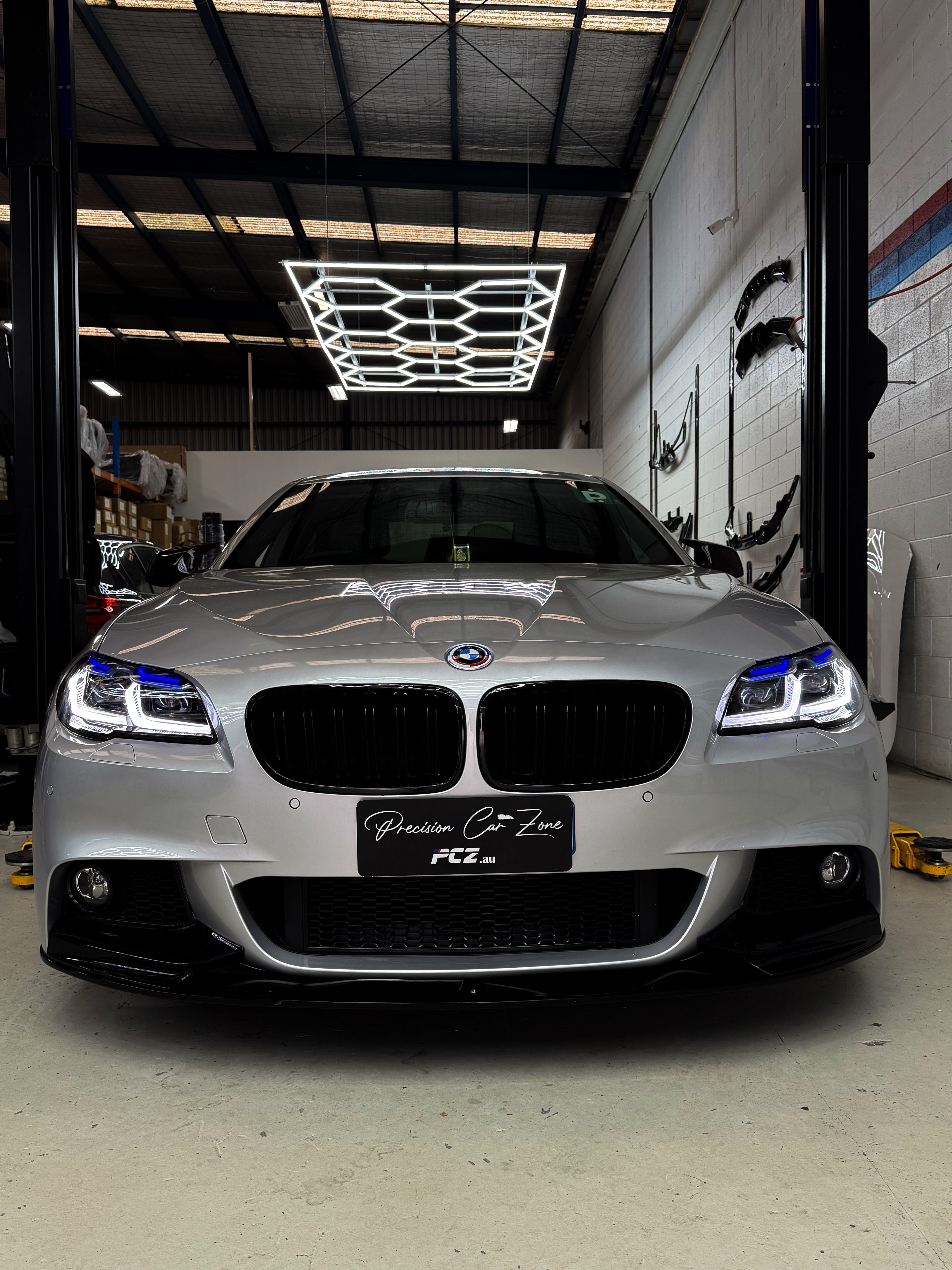 BMW 5 Series F10 G-Style LED Headlight Upgrade (2010–2016)