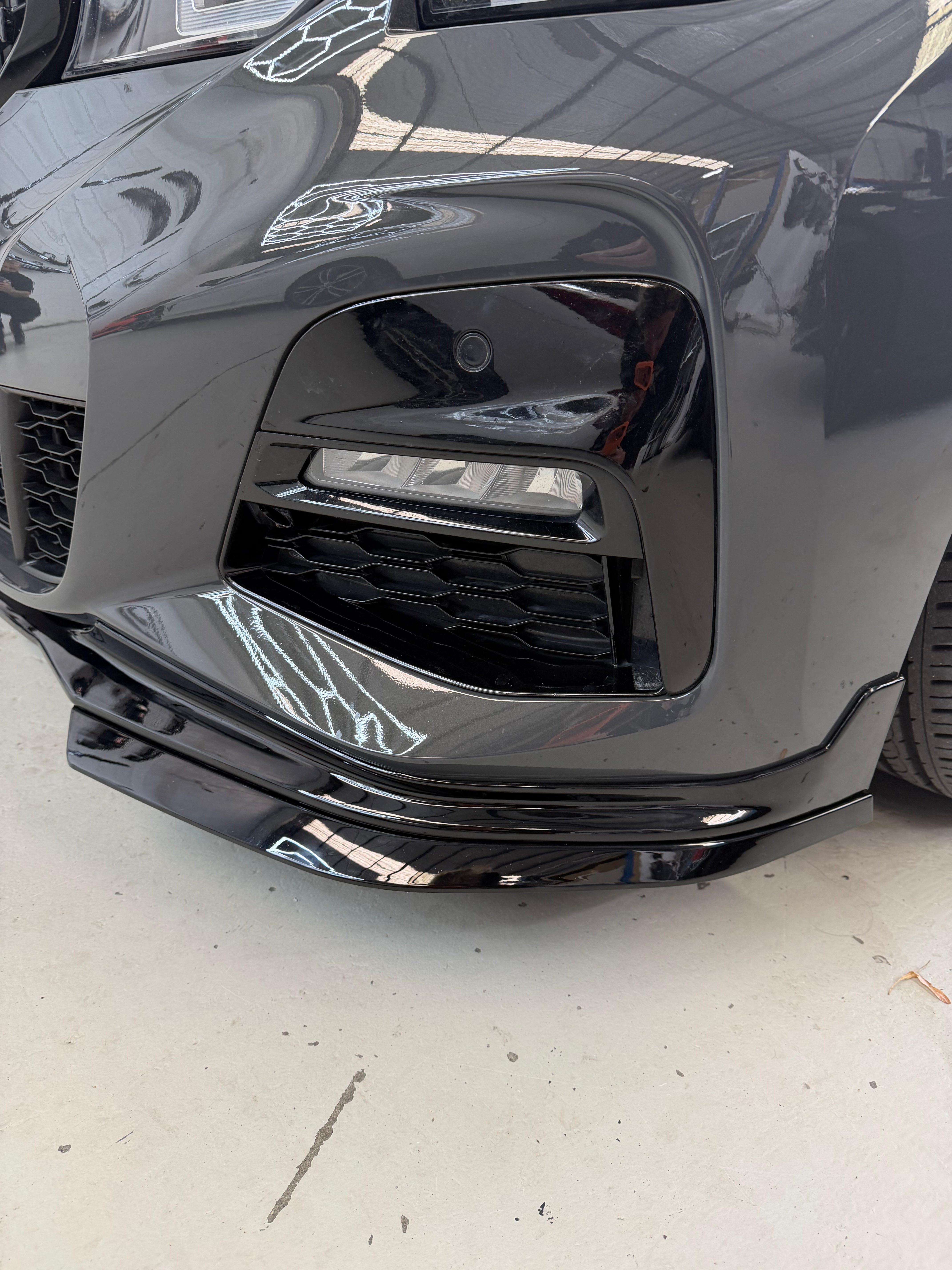 BMW G20 Pre-LCI M Sport/ M-Performance Style Front Lip (Glossy Black)