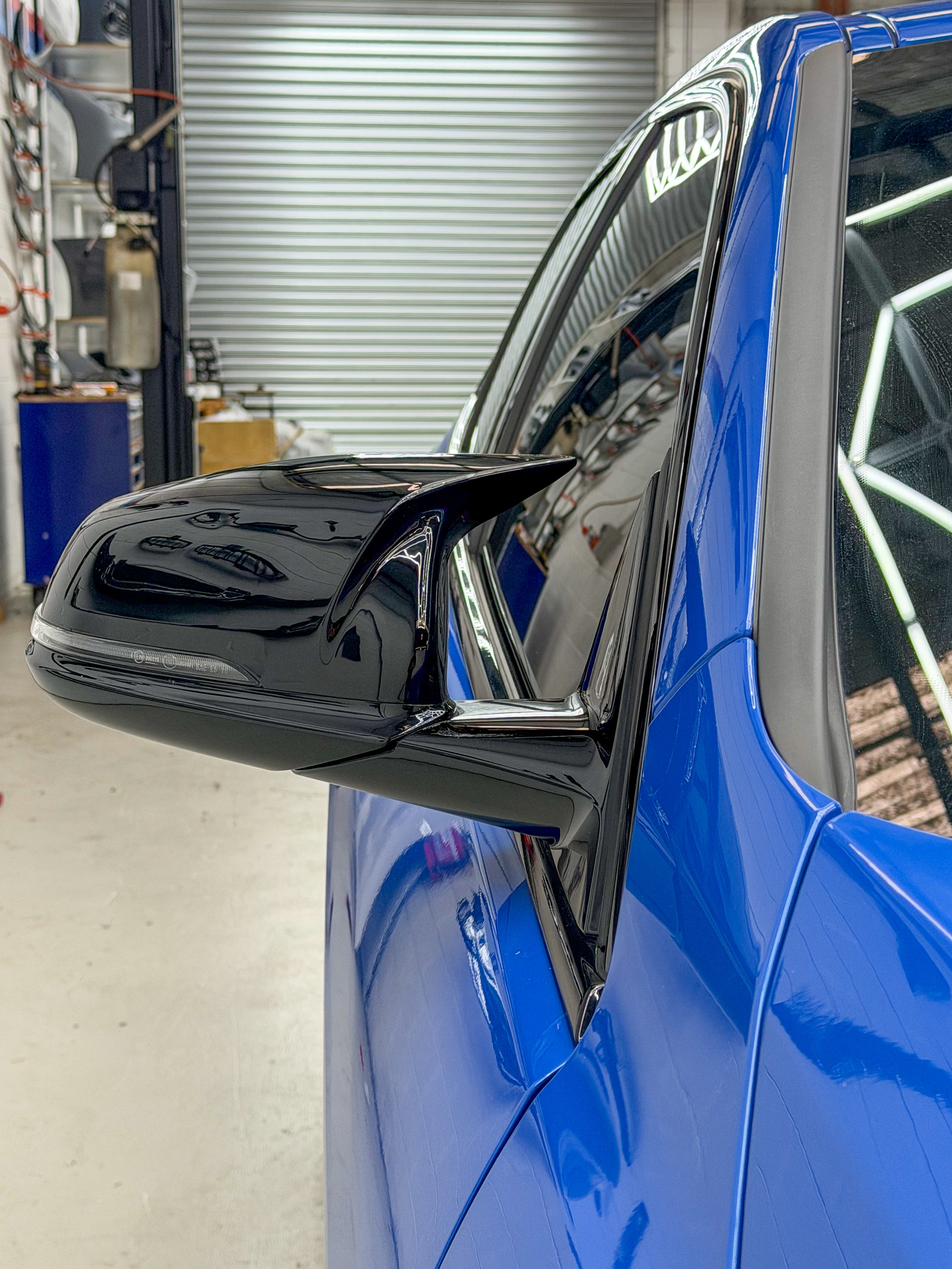 BMW F40 F52 F44 F48 F39 G29 M Style Gloss Black Replacement Mirror Cover Caps