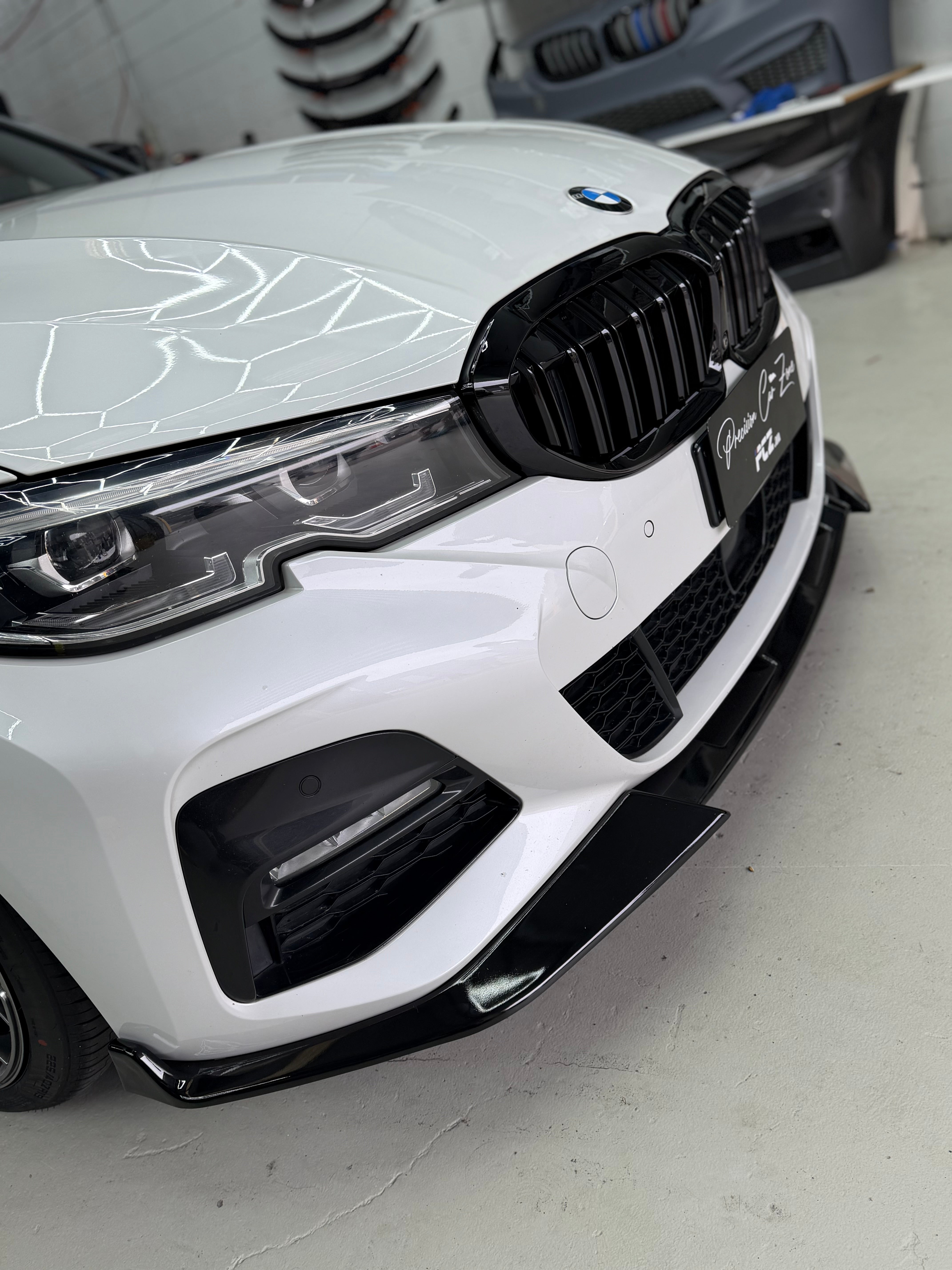 G20 PRE Blade-Style Front Lip Glossy Black