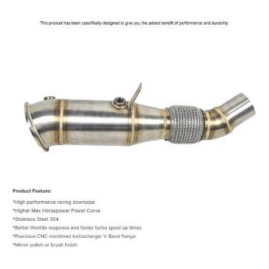 BMW N20 2.0T Downpipe (Catless/Catted)