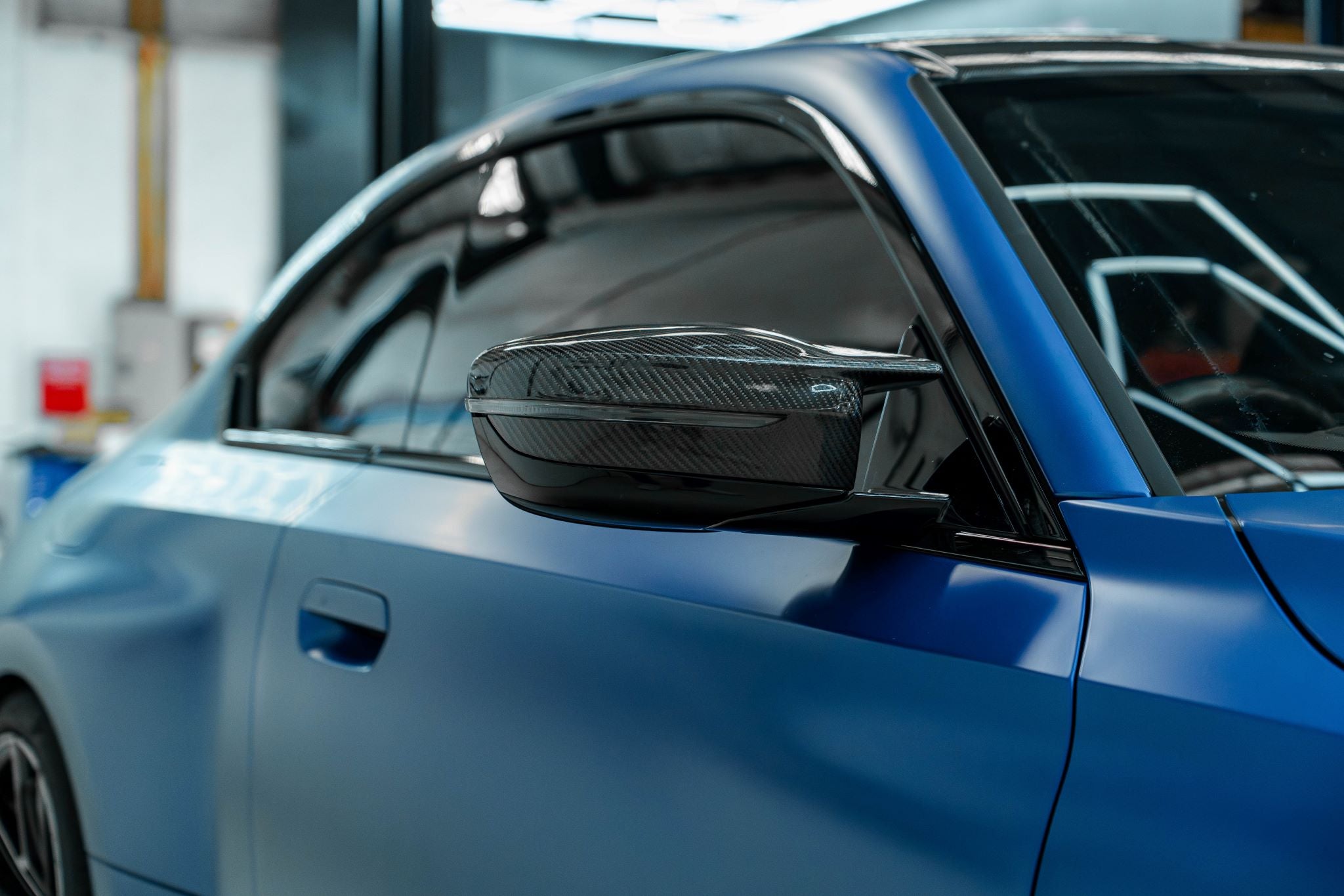 G87 / G80 / G82 Side Mirror Caps — Pre-Preg Dry Carbon