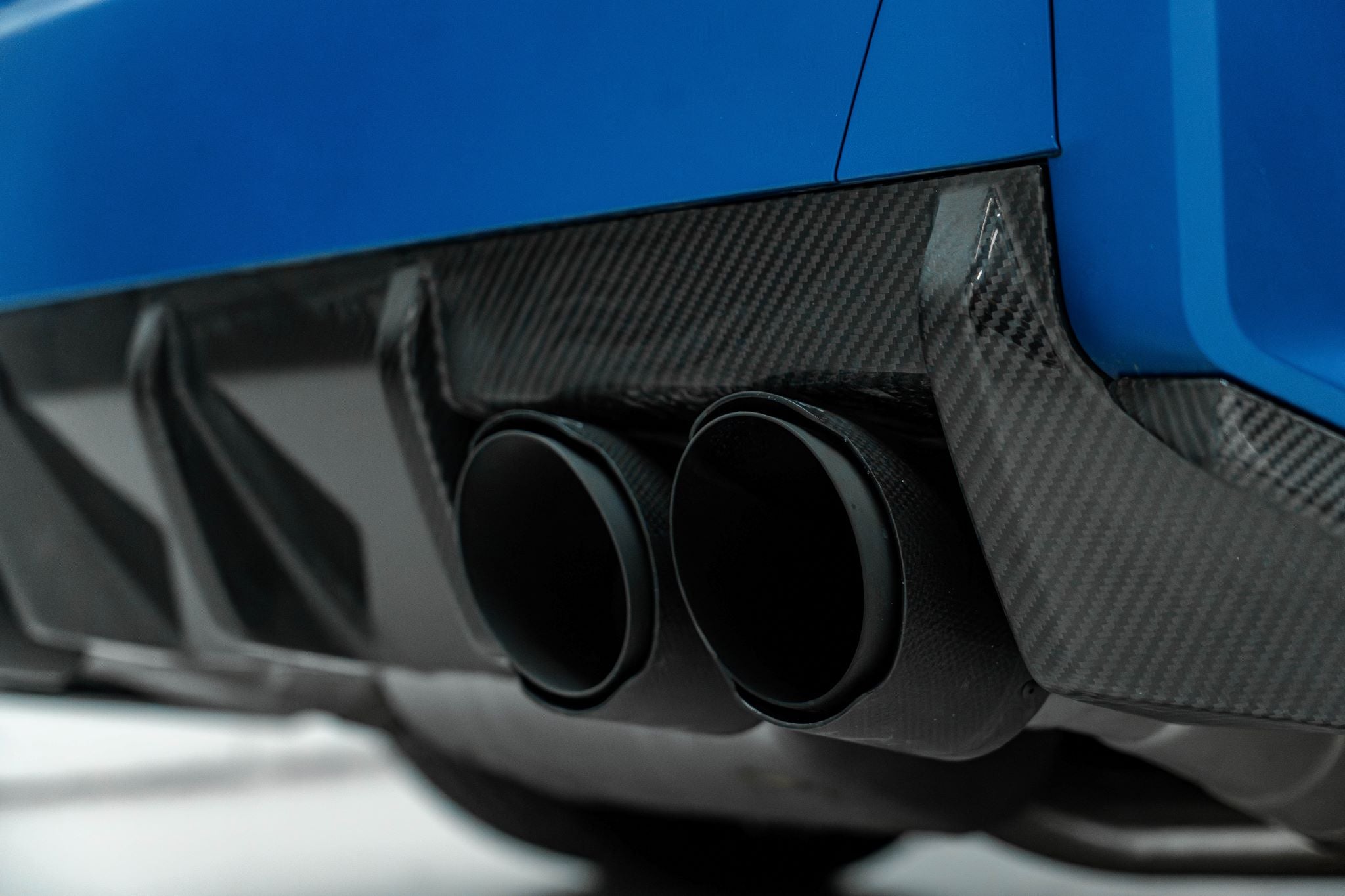BMW G87 M-Performance Style Rear Diffuser — Pre-Preg Dry Carbon