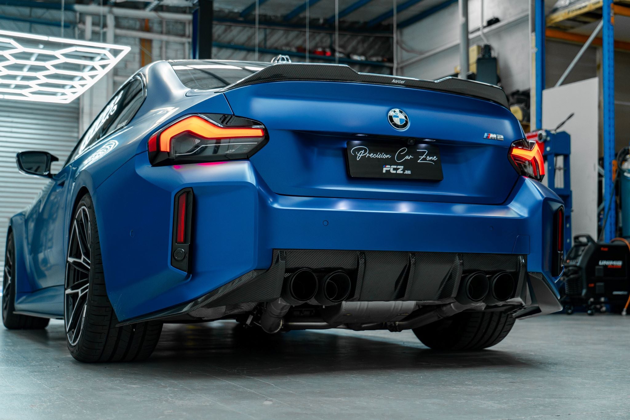 BMW G87 M-Performance Style Rear Diffuser — Pre-Preg Dry Carbon