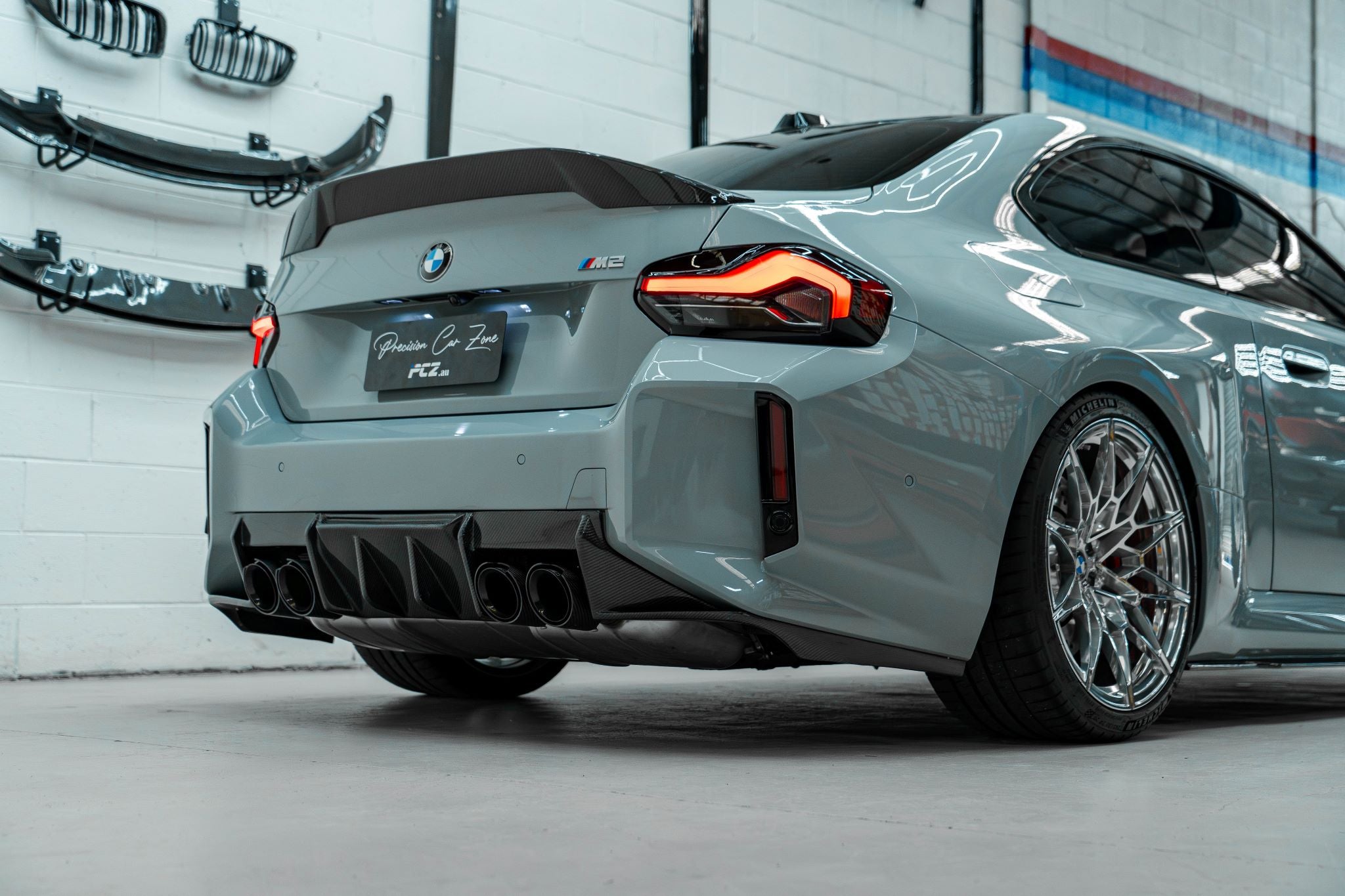 BMW G87 MHC-Performance Style Rear Diffuser — Pre-Preg Dry Carbon