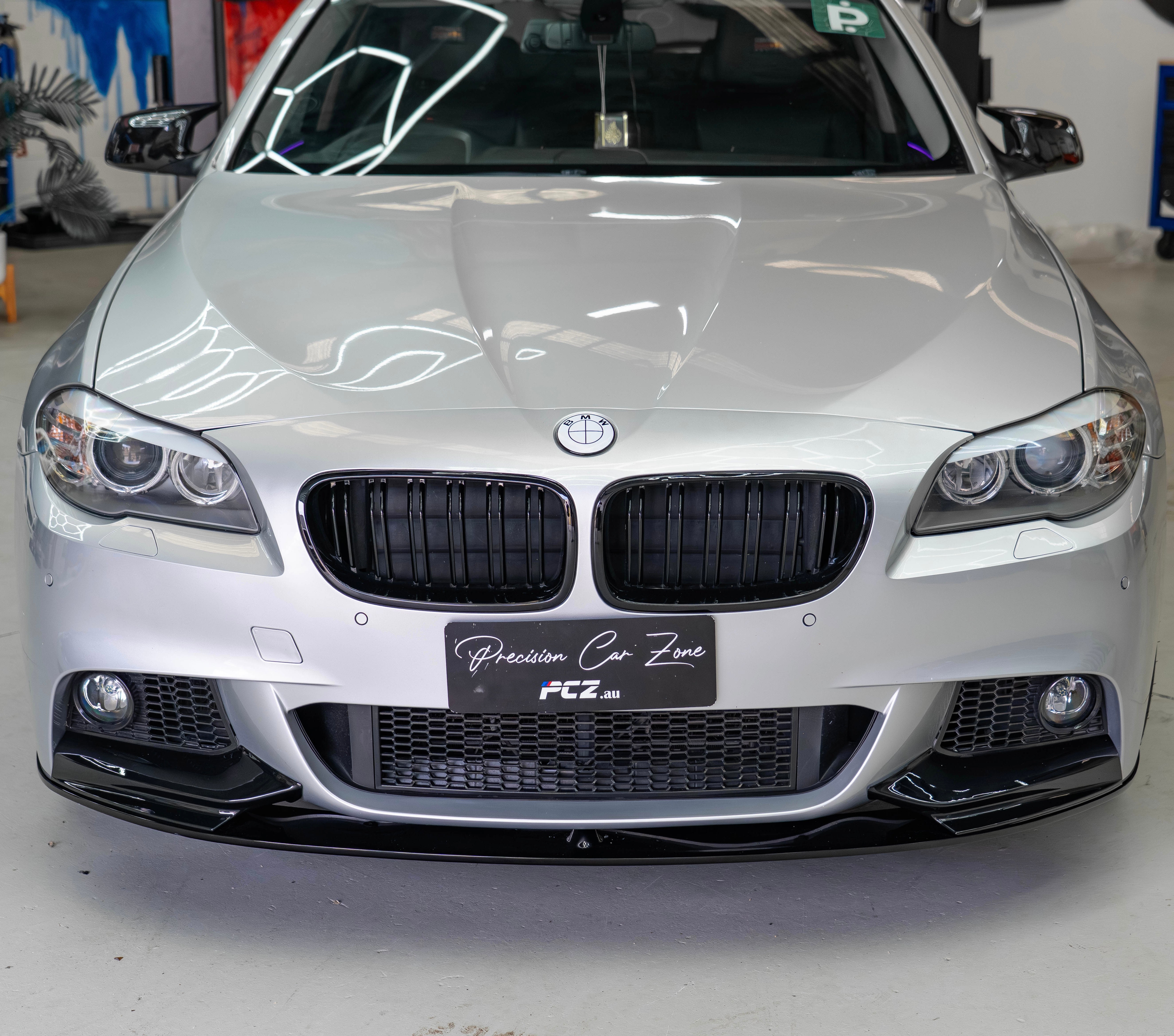 F10 M-Performance For M-Tech Front Lip Gloss Black