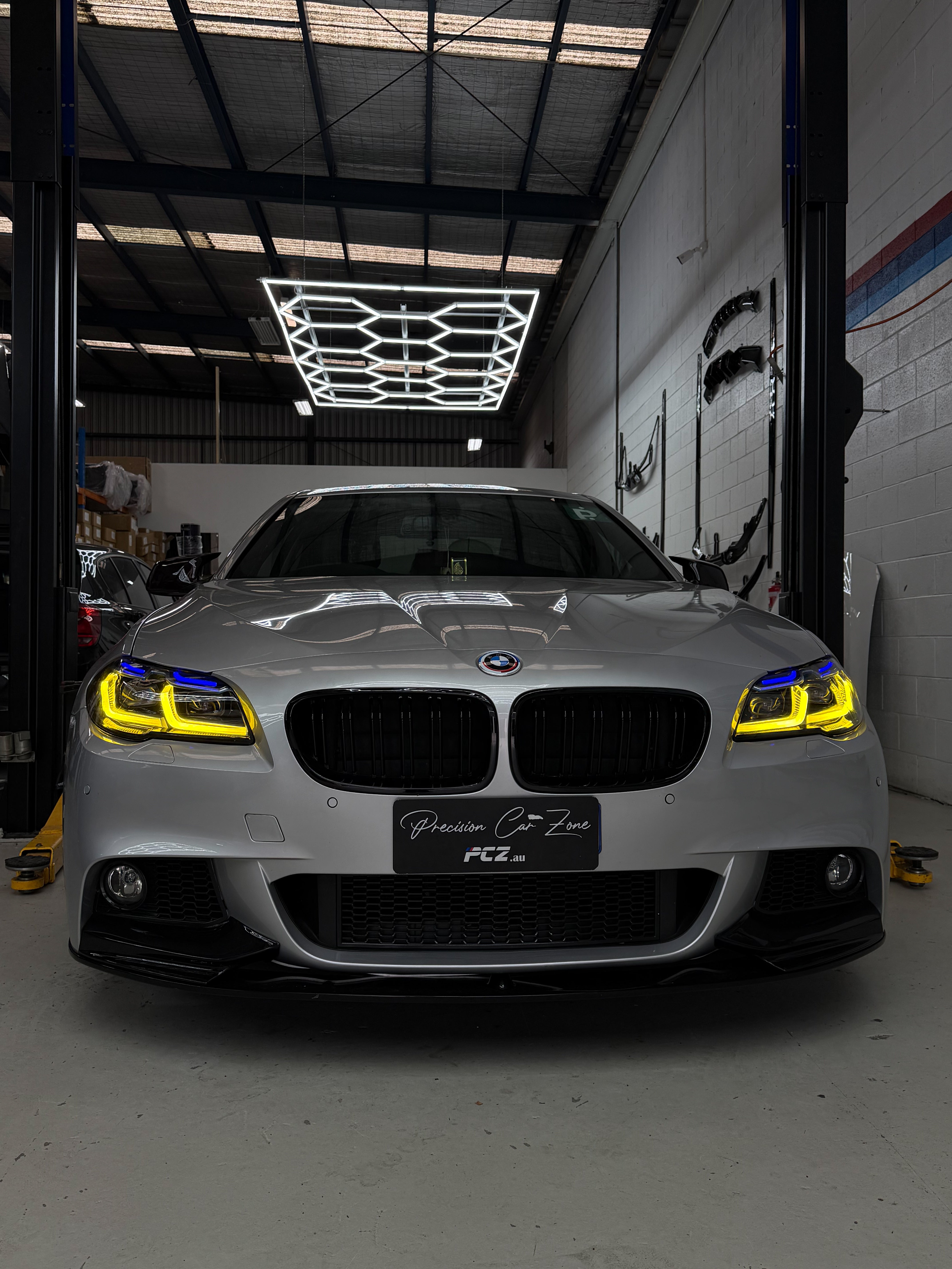 BMW 5 Series F10 G-Style LED Headlight Upgrade (2010–2016)