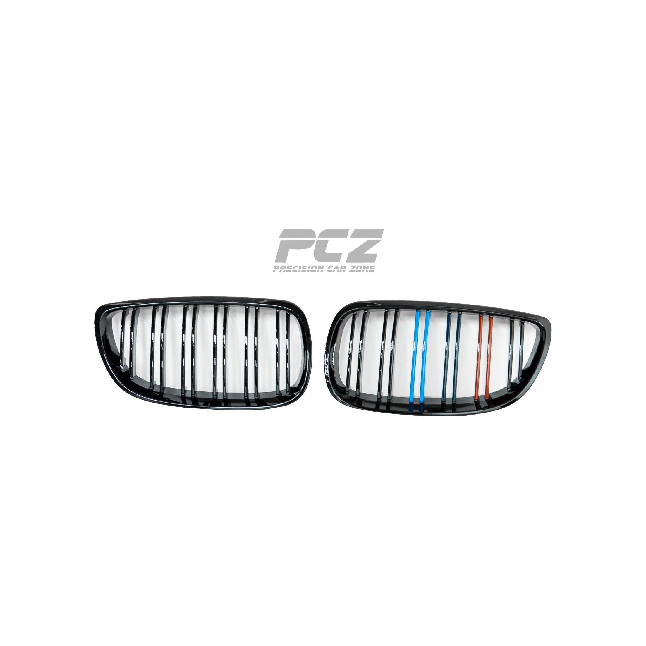 BMW E90 LCI Dual Grill M-Sport Style/Glossy Black