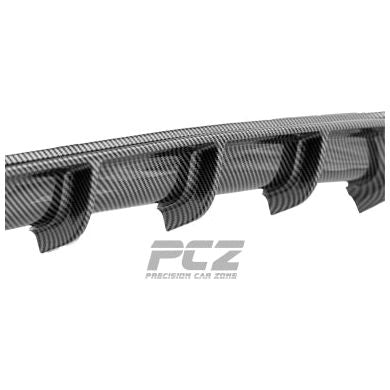 F30 M-Performance Style Diffuser Dual Single Exhaust Carbon Look 00-