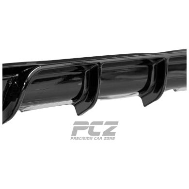 F30 M-Performance Style Diffuser Dual Single Exhaust Glossy Black 00-