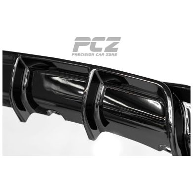 F30 M-Performance Style Diffuser Dual Exhaust Glossy Black 0-0