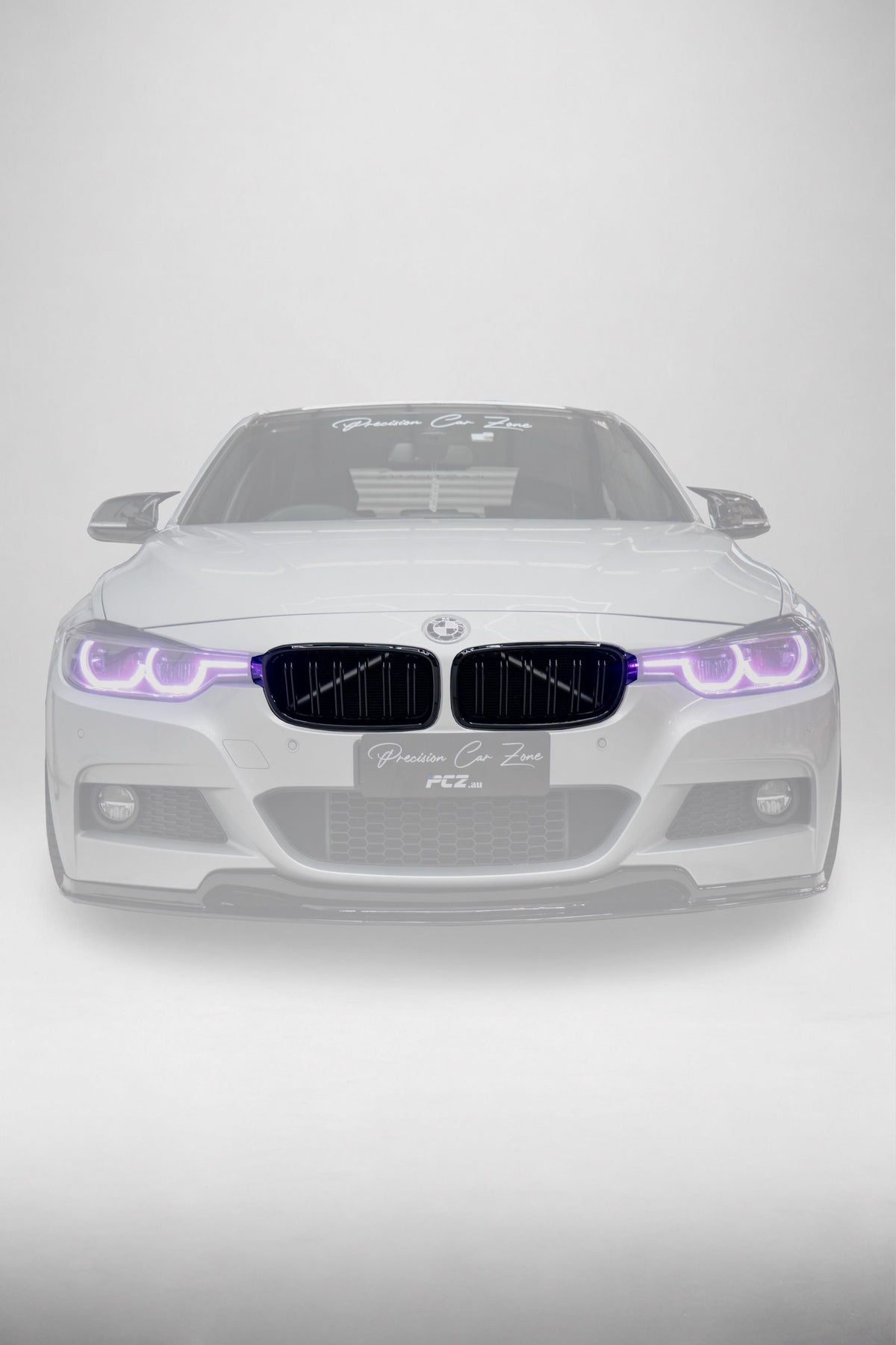 BMW F30 Blackout Pack - dual slat front grilles