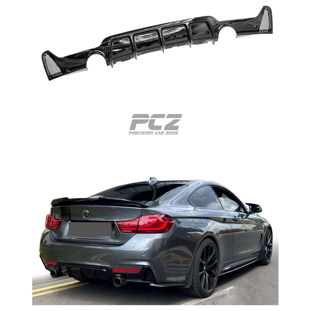 F32 F33 F36 M-Performance Diffuser (Single Dual Outlet) Glossy Black