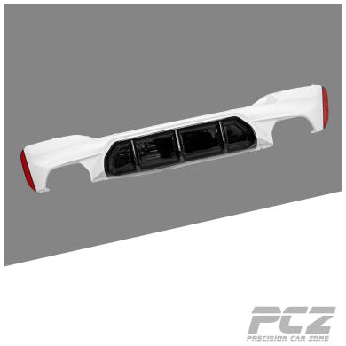 G30 G38 M5-Style Diffuser For M-Tech White & Glossy Black 0-0