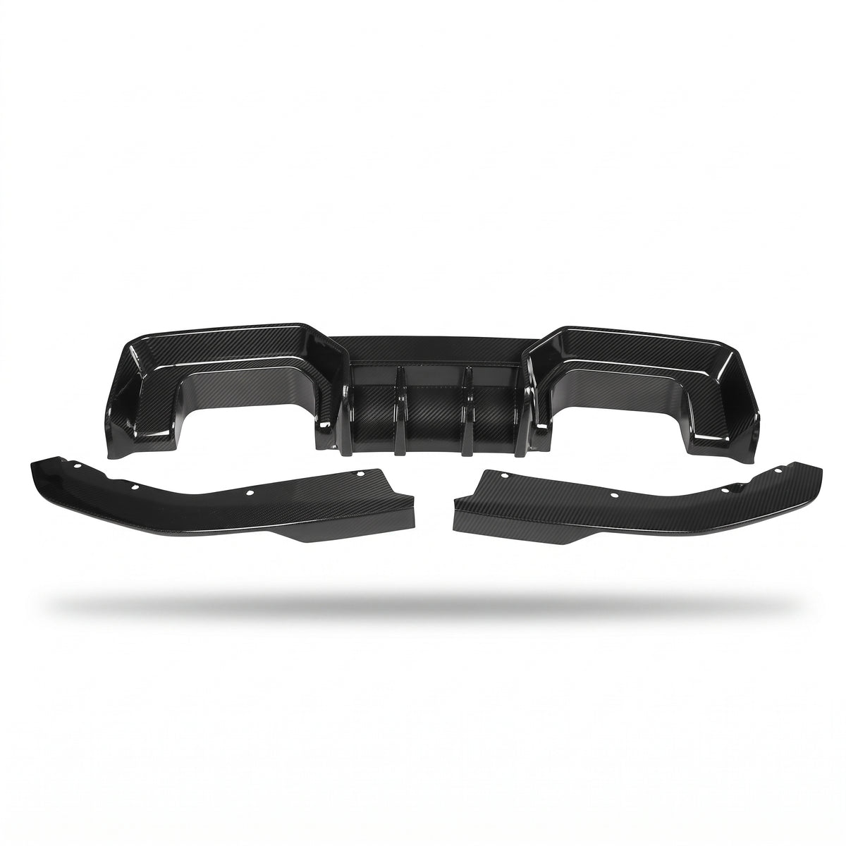 BMW M3 V1-Style 3-Piece Dry Carbon Fibre Rear Diffuser Set (G80 / G81)