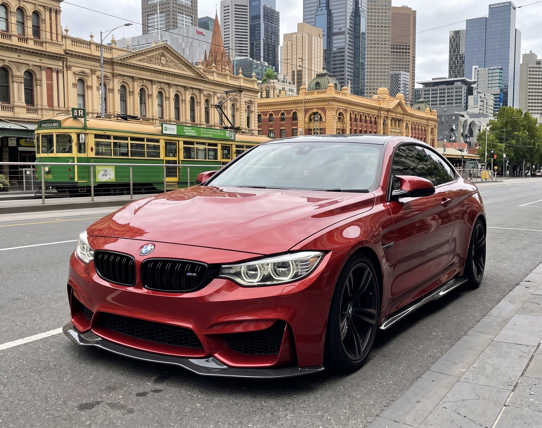 BMW F80 / F82 / F83 PSM-Style Front Lip – Carbon Fibre