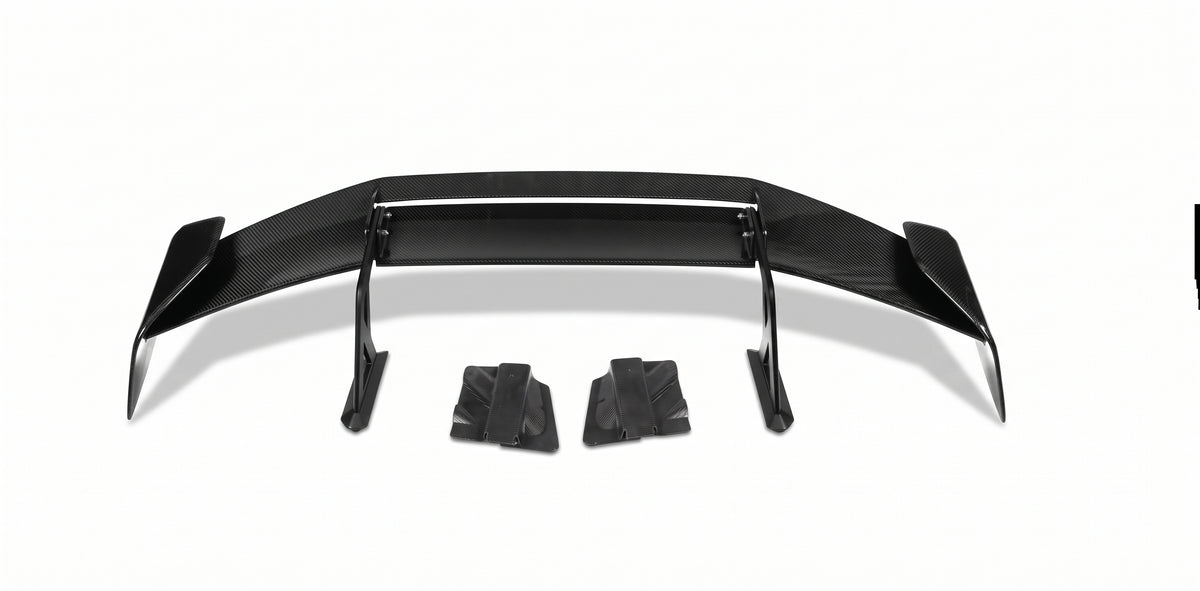 BMW M2 / M4 R3 Style Dry Carbon Fibre Swan Neck Rear Wing Spoiler (G82 / G83 / G87)