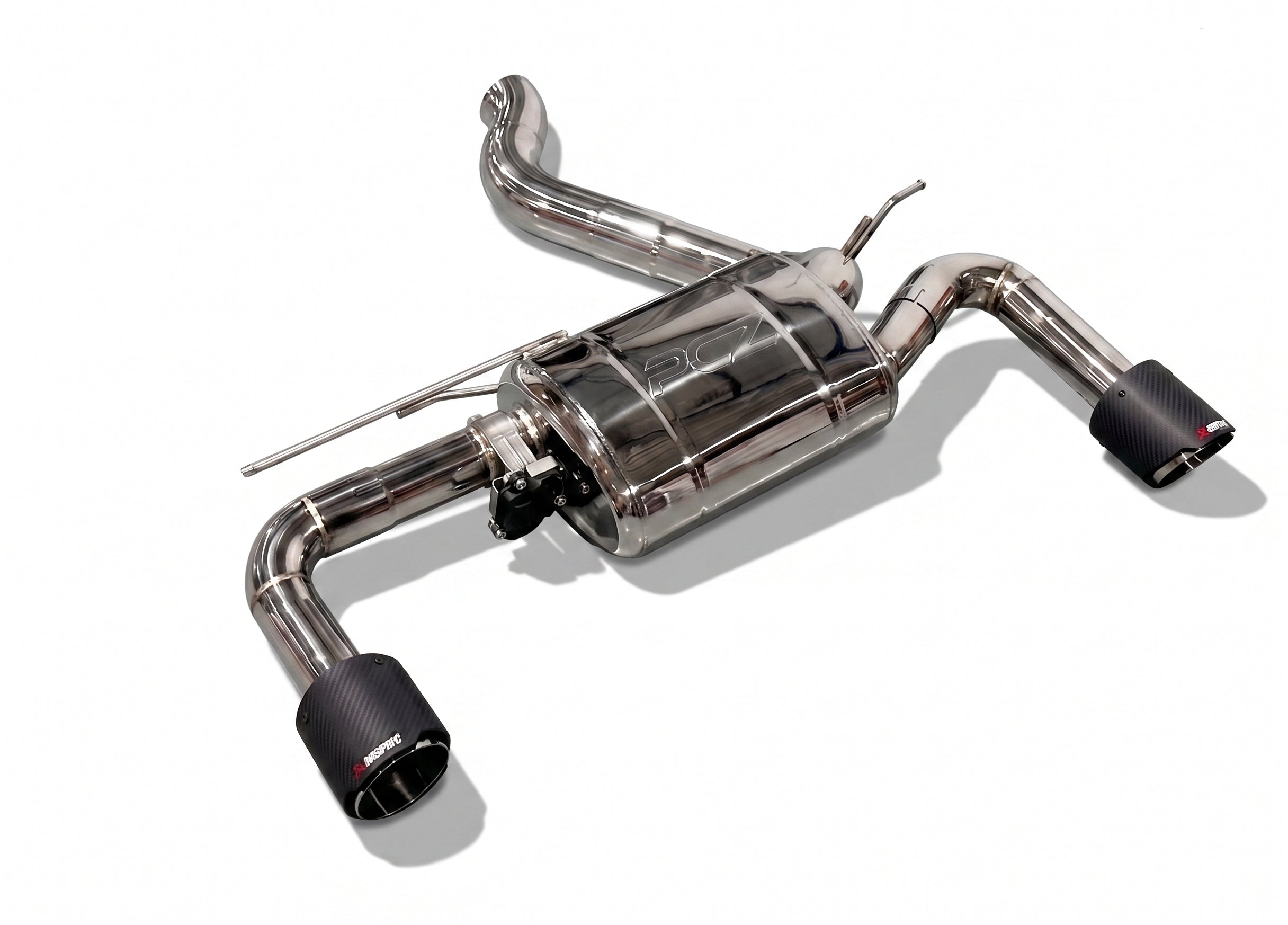 PCZ Performance Valved Single-Exit Exhaust System (Dual Carbon AK Tips) – BMW F30 / F31