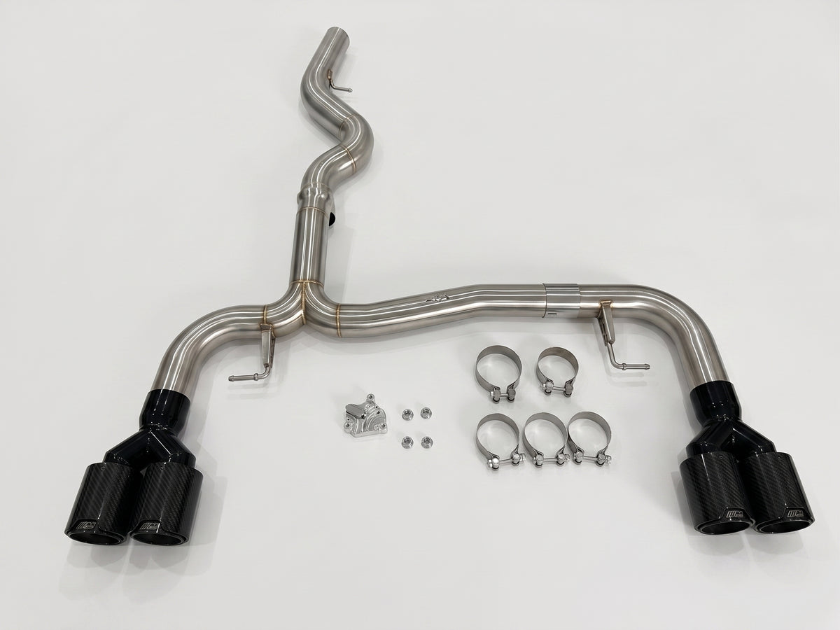 PCZ Performance BMW G20 Dual Quad-Exit Valved Sport Exhaust Tail Section – 00-00 M Tips