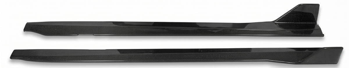 BMW G87 M2 M-Style Side Skirt Extensions – Dry Carbon Fibre | 2023+