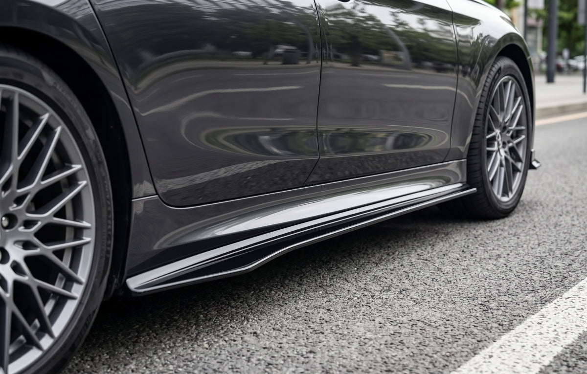 BMW 3 Series G20 V1 Gloss Black Side Skirts | 2019–2025