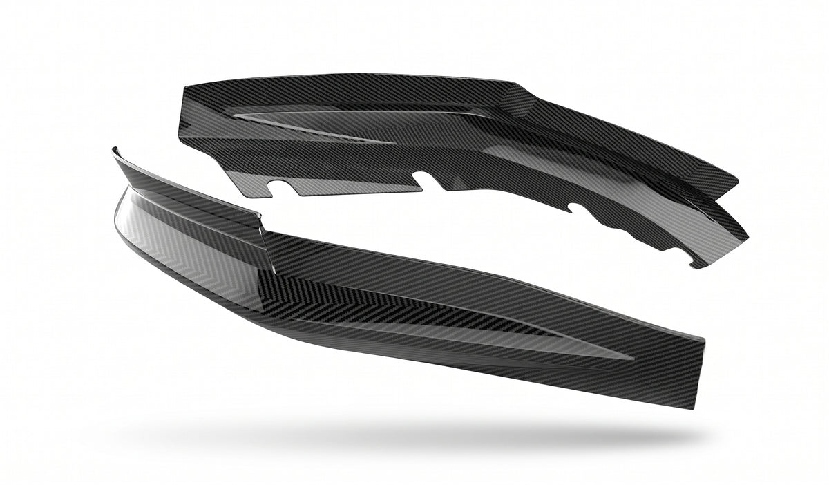 BMW G82 M4 / G83 M4 Dry Carbon Fibre OEM Replacement Rear Splitters (Pair)