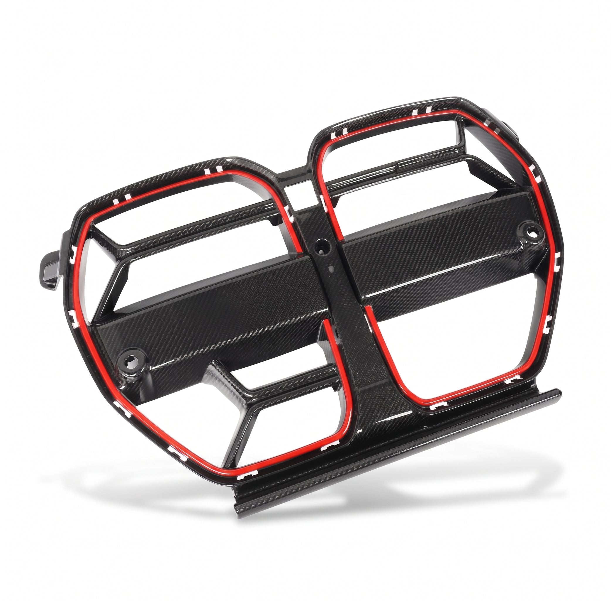 BMW G80 G81 G82 G83 CSL-Style Pre-Preg Dry Carbon Fibre Grille – Red Line / ACC