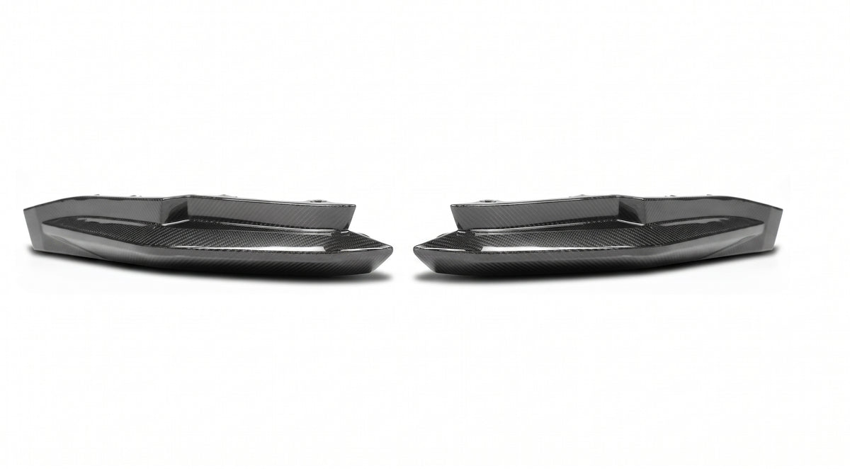 BMW G80 G81 M3 OEM Style Prepreg Carbon Fibre Rear Bumper Corner Splitters