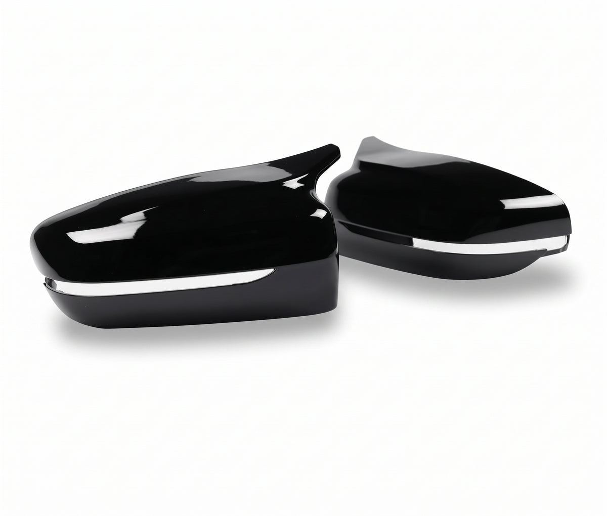 BMW 5 Series G30 G31 F90 Gloss Black M5 Style Wing Mirror Covers (2017+)