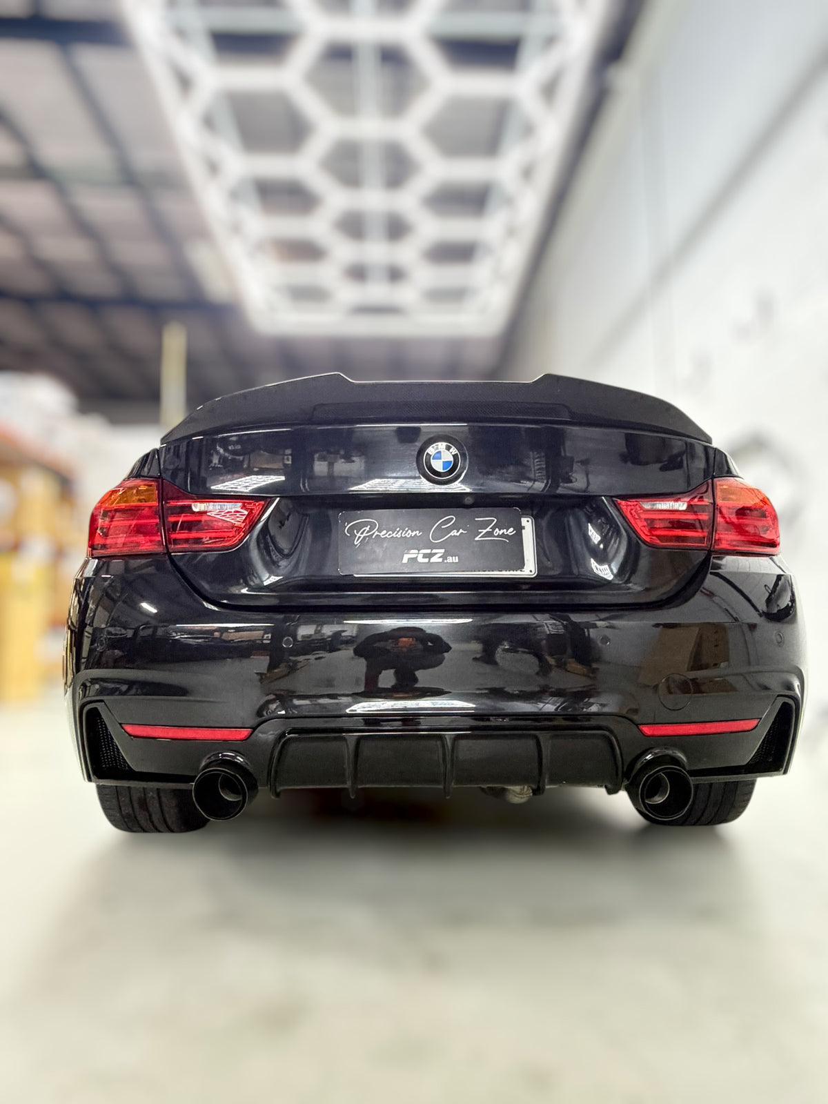 BMW 4-Series F32 Coupe 2013–2020 PSM Style Rear Spoiler Carbon Fiber
