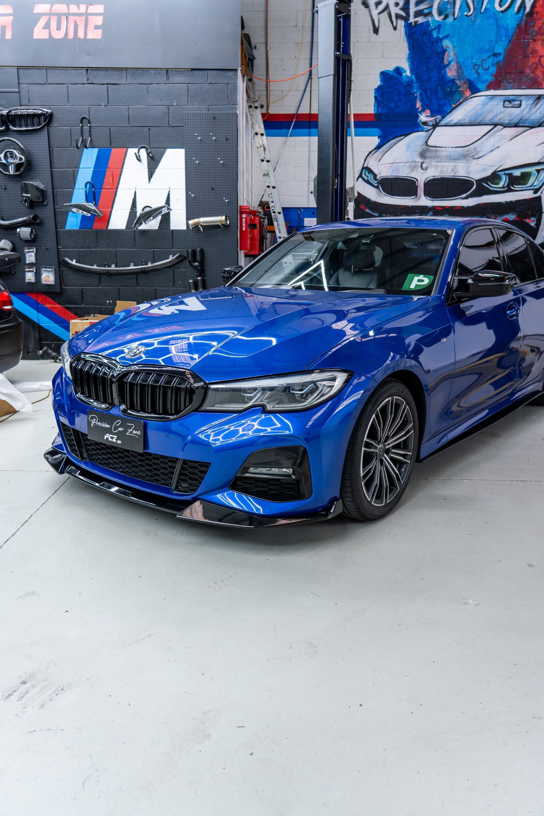 G20 PRE Blade-Style Front Lip Glossy Black