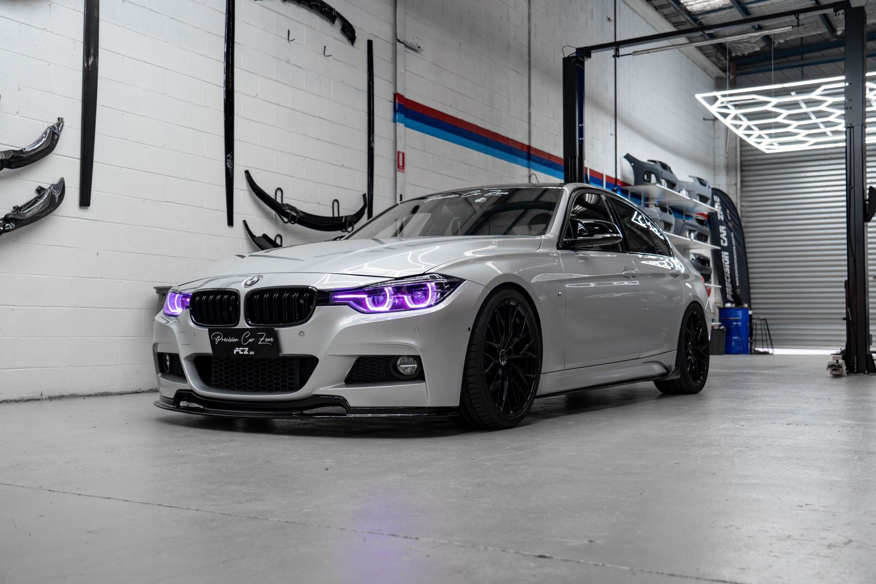 F30 Vorsteiner Style Front Lip Carbon Look