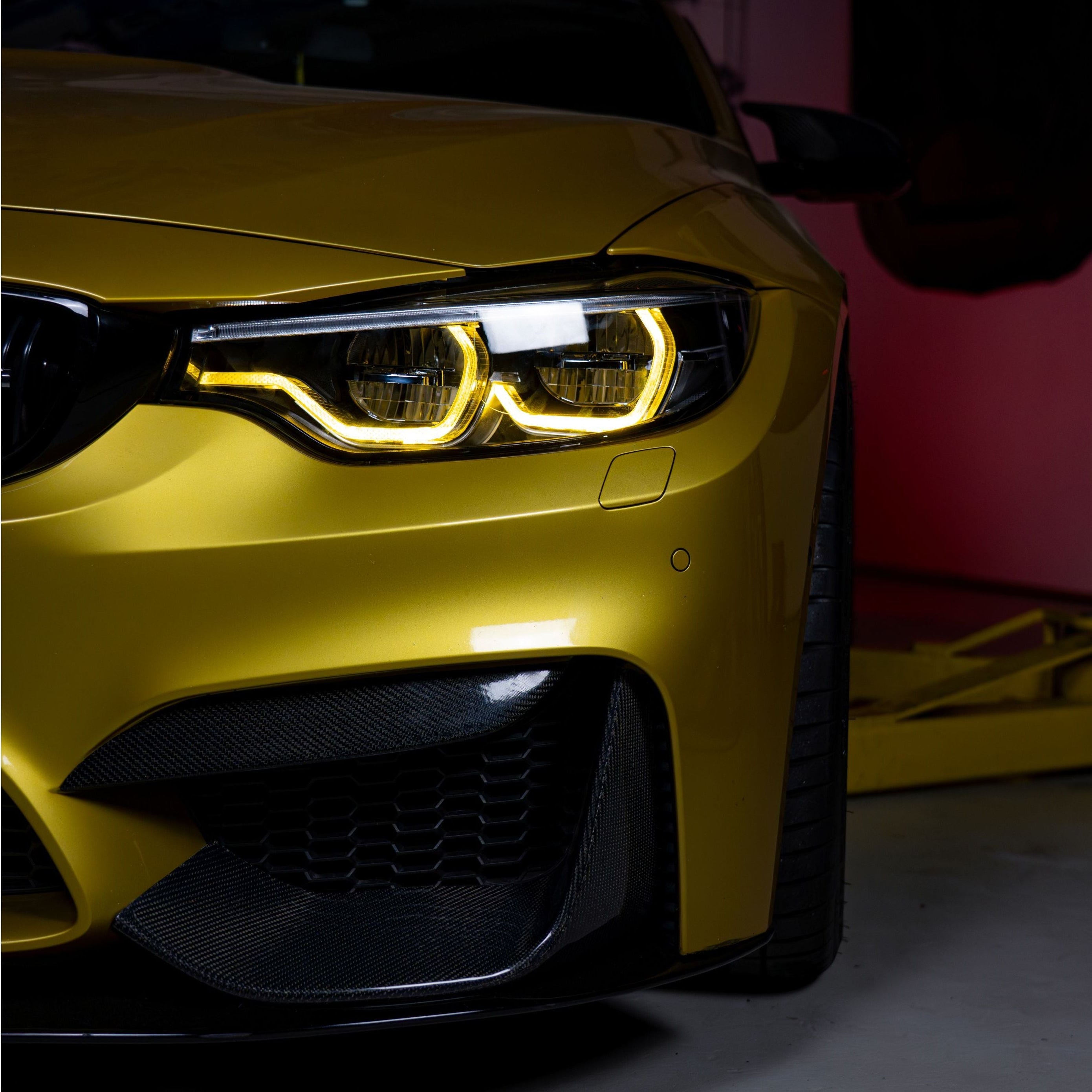 BMW 4 Series F32/F36 & M3/M4 F80/F82 LCI-2 White/Yellow LED Headlights – Plug & Play Upgrade