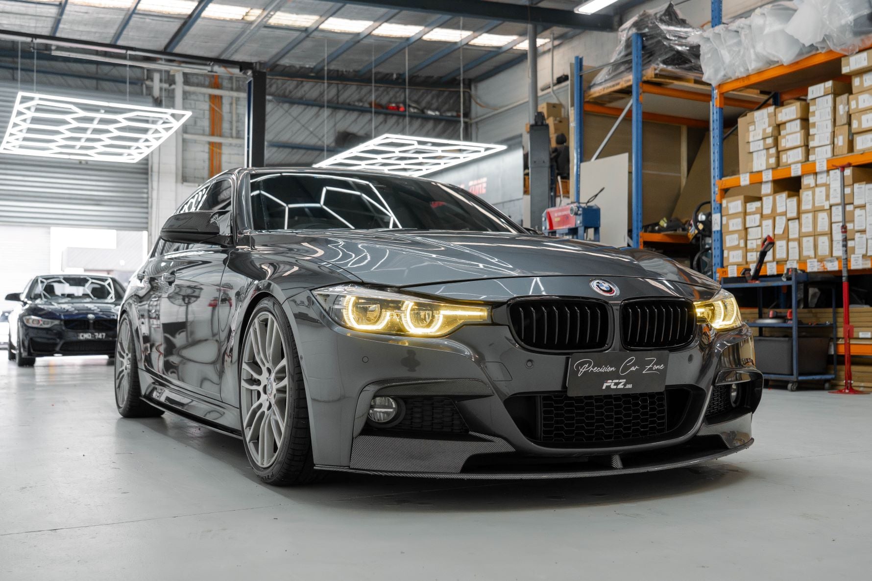 F30/F31 M-Performance Style Front Lip Carbon Look
