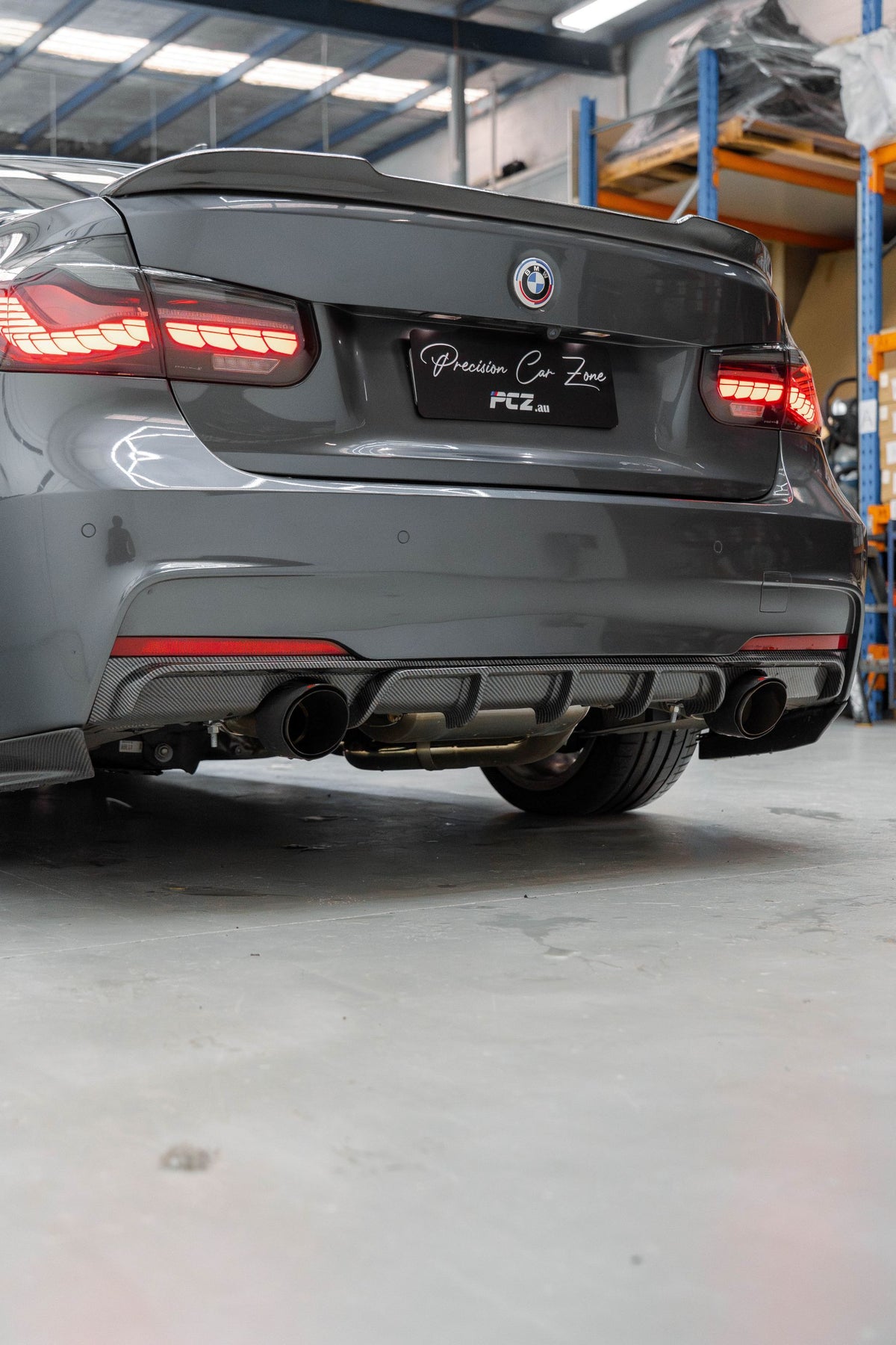 BMW F30 / F80 M3 Dry Pre-Preg Carbon Fiber CS Style Trunk Spoiler (2012–2018)