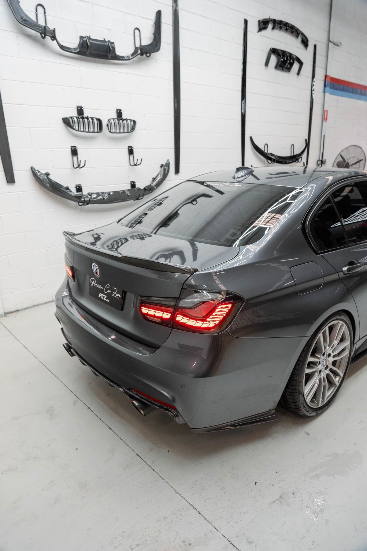 BMW F30 / F80 M3 Dry Pre-Preg Carbon Fiber CS Style Trunk Spoiler (2012–2018)