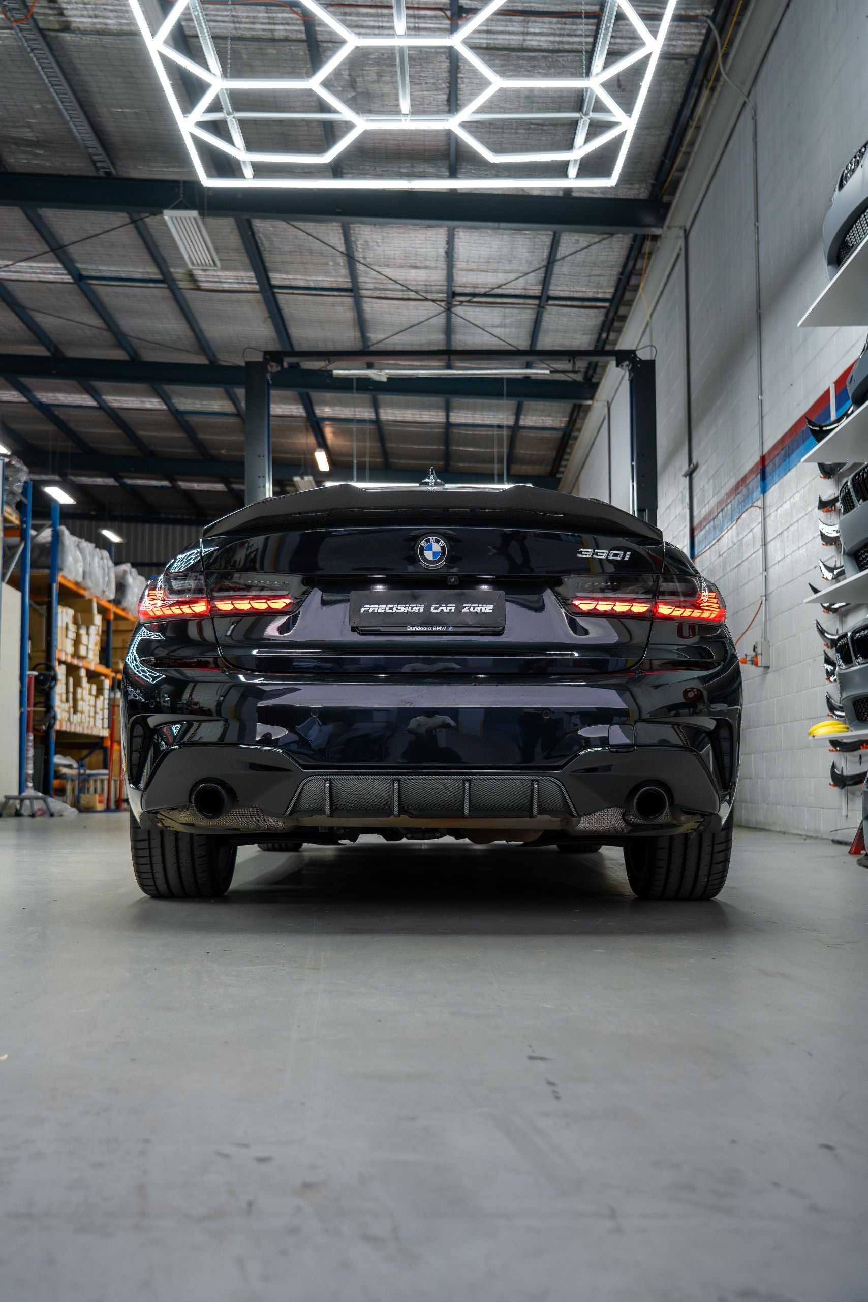 G20 G28 Rock Rear Diffuser For M-Tech Carbon Look