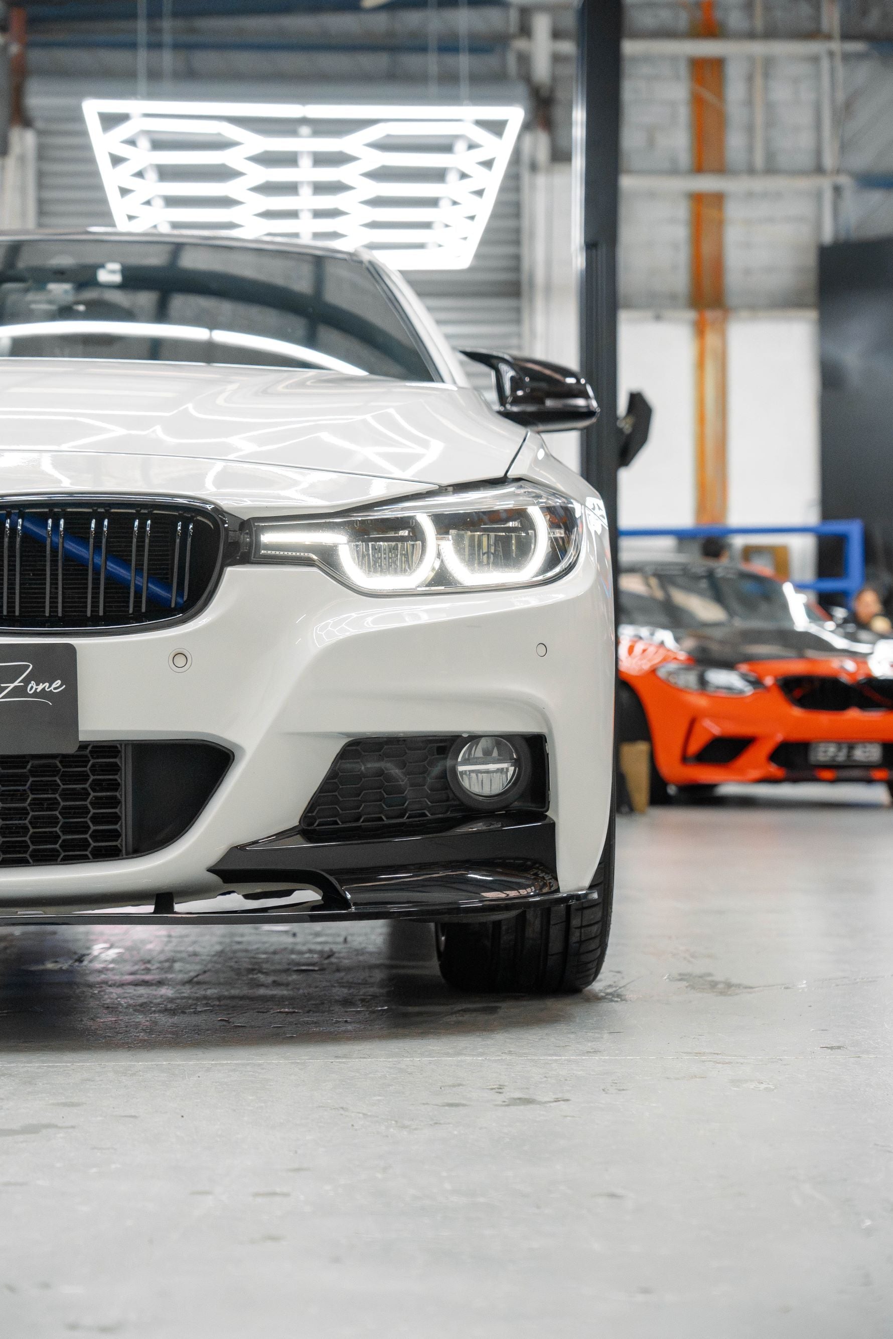 F30/F31 M-Performance Style Front Lip Glossy Black