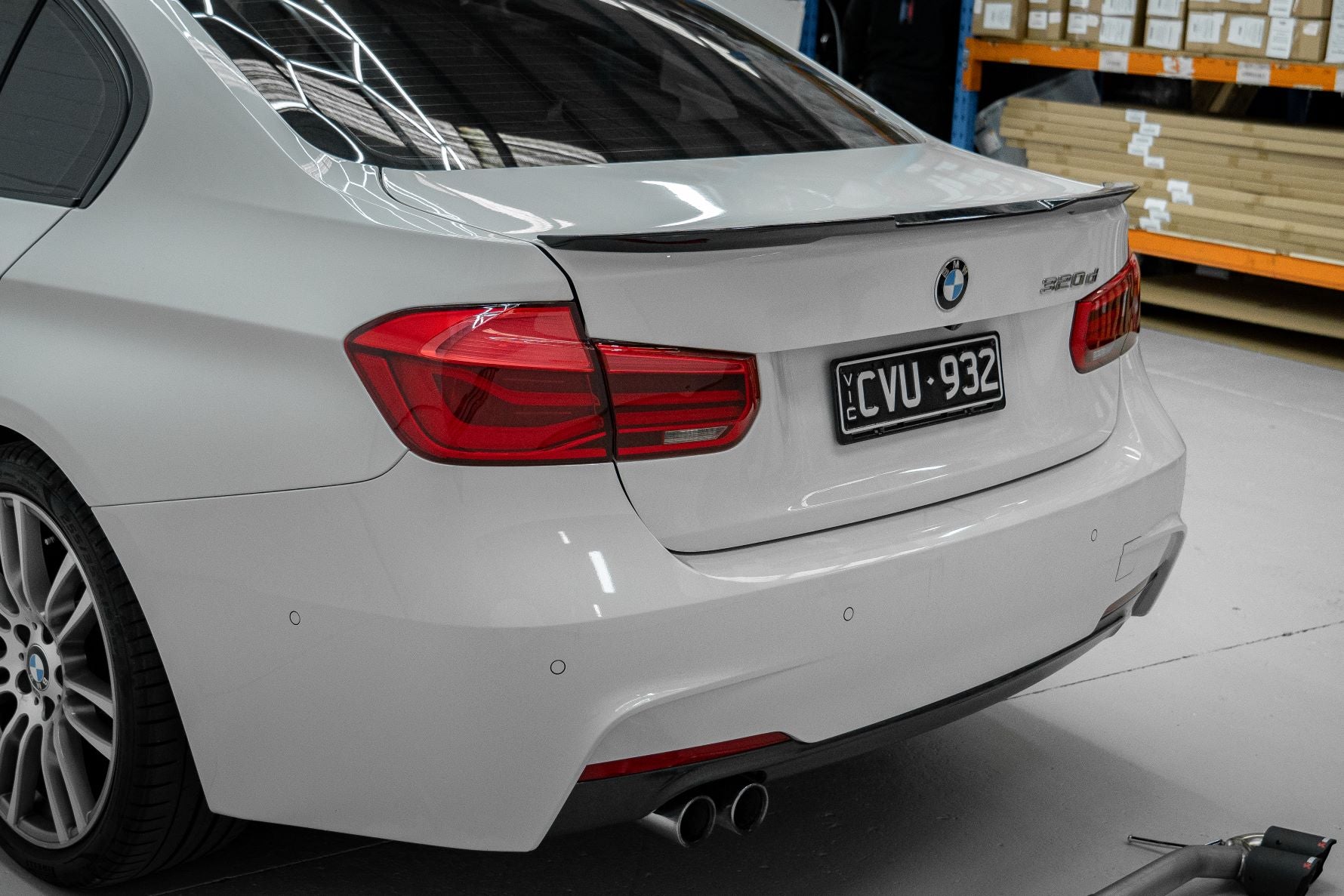 F30 / F80 M4 Style Spoiler – Gloss Black