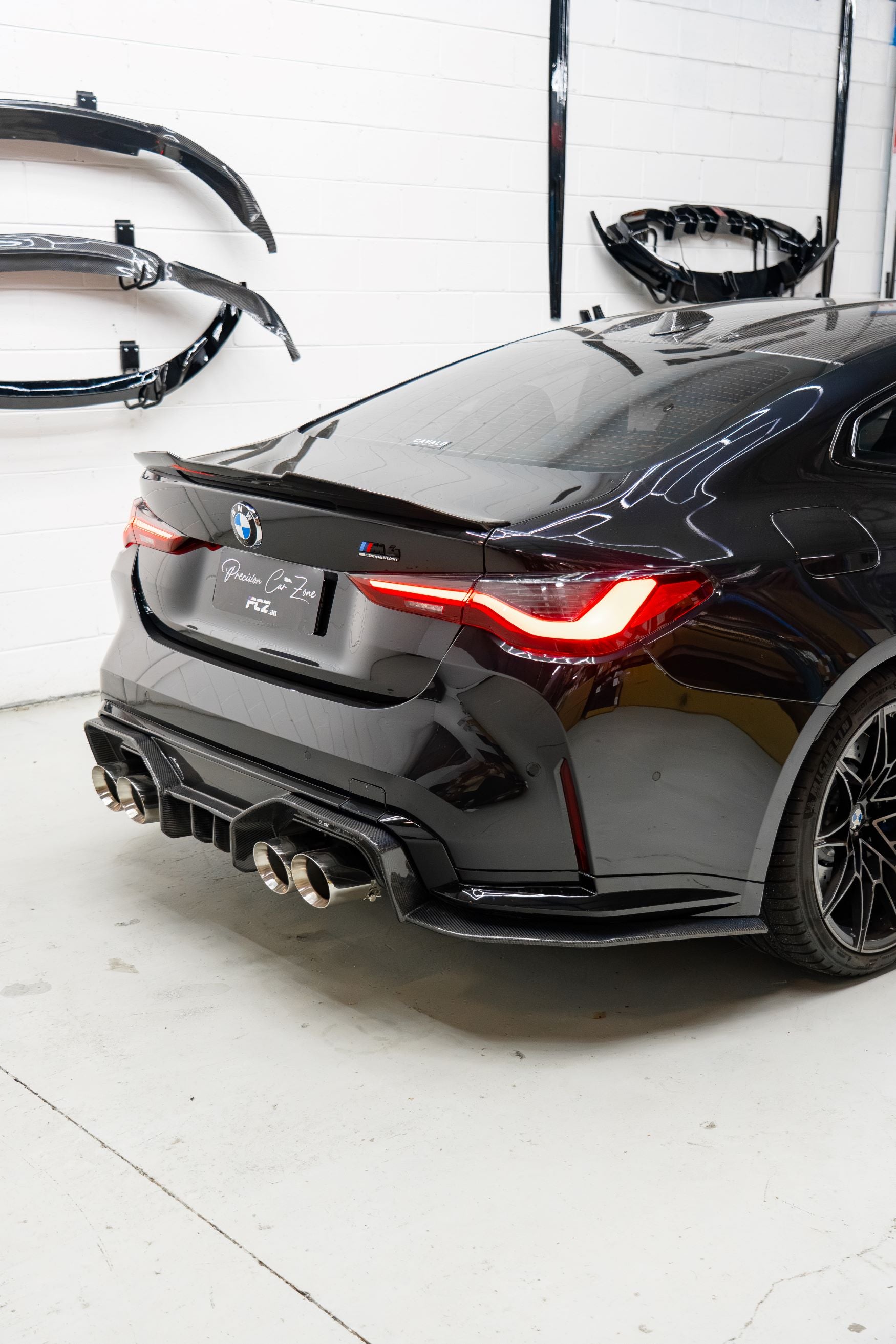 G82 M4 / G22 M440i PSM-Style Carbon Fiber Rear Spoiler
