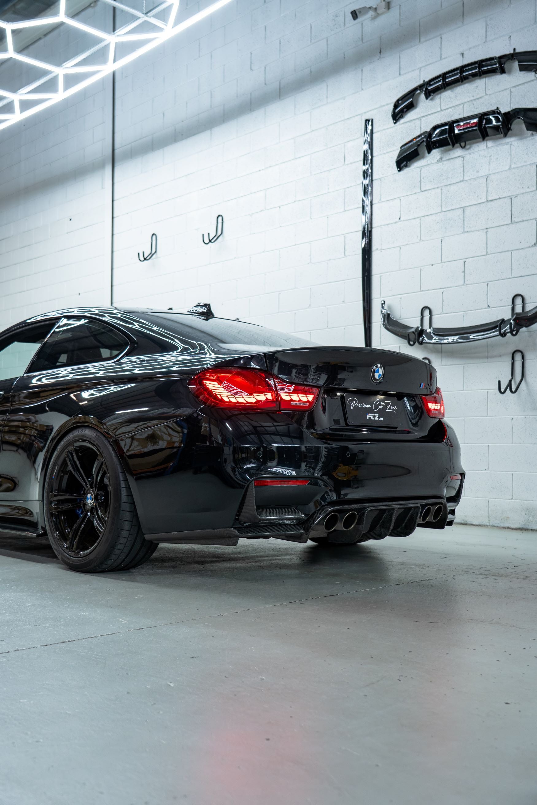 BMW F80 F82 F83 V Style Carbon Fiber Rear Diffuser | M3 M4 Aggressive Aero